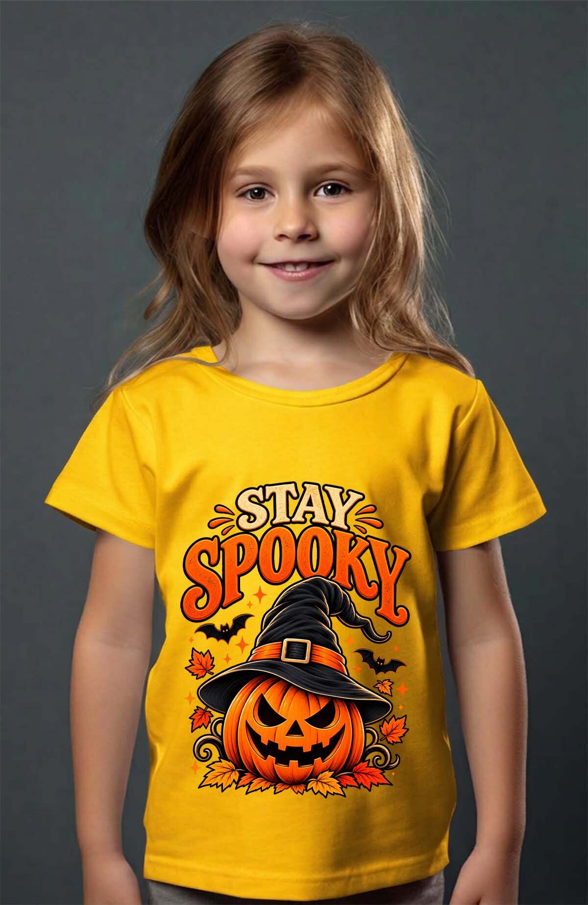 Grossiste I.A.L.D FRANCE - Stay spooky halloween - T-shirt Fille