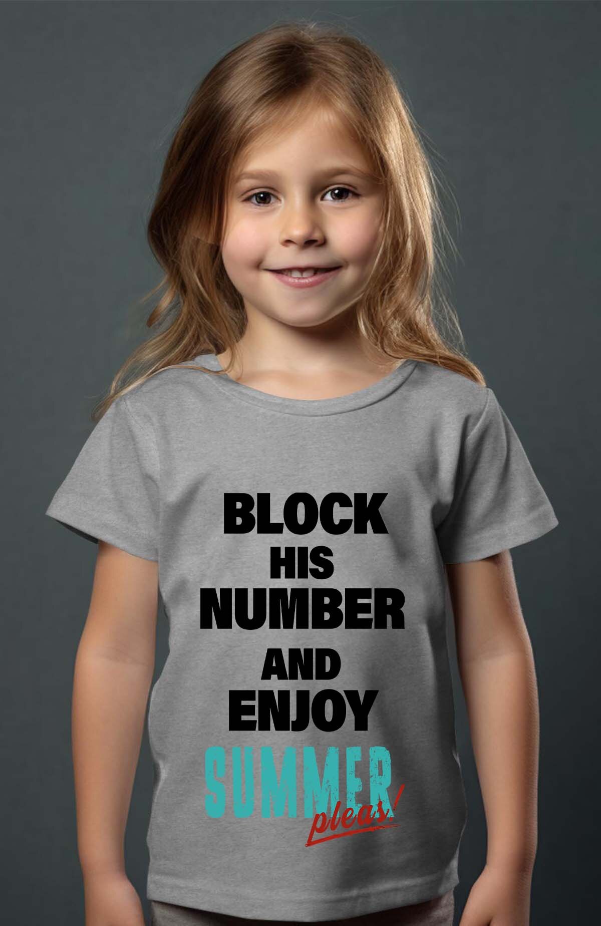 Grossiste I.A.L.D FRANCE - Block enjoy summer - T-shirt Fille