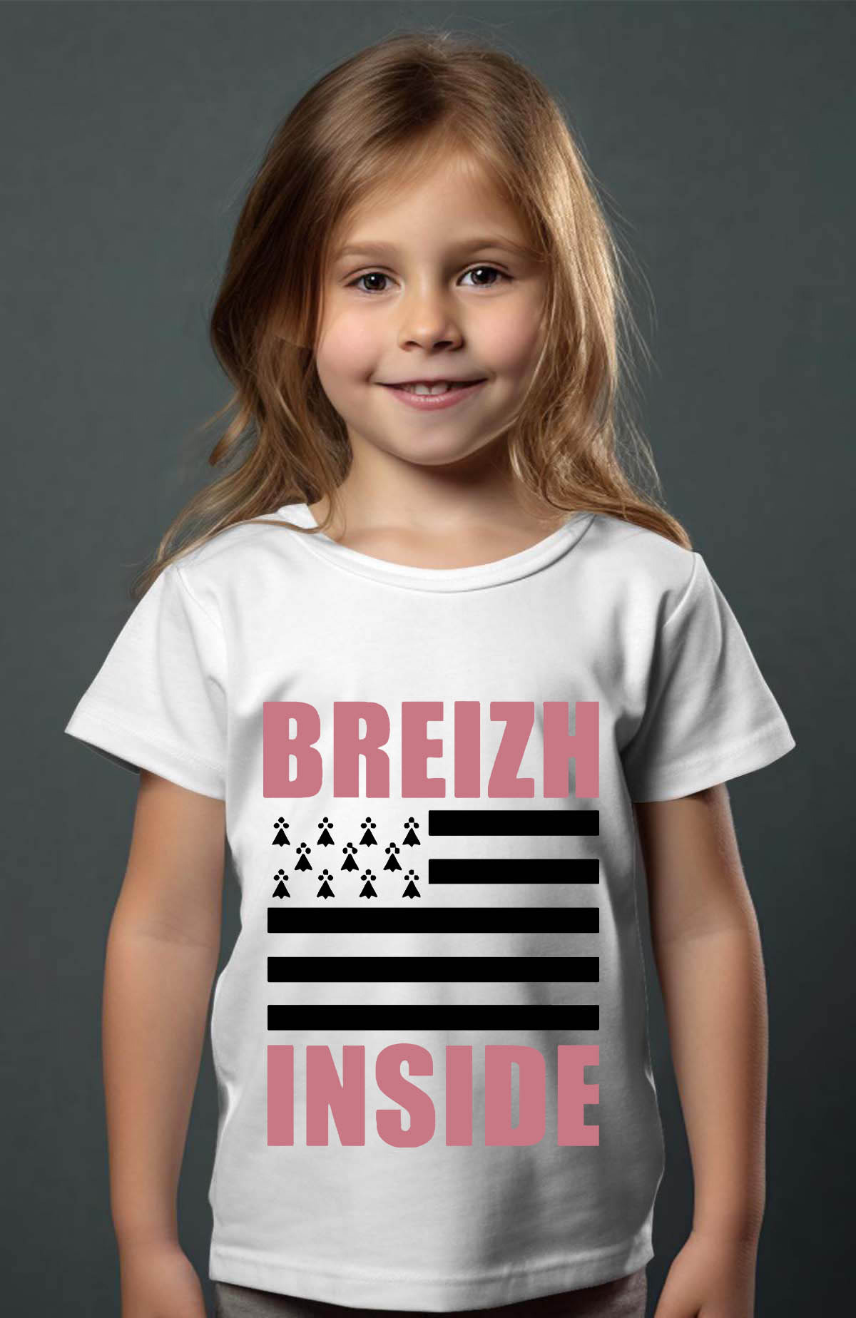 Grossiste I.A.L.D FRANCE - Breizh Inside Girl - T-shirt Fille