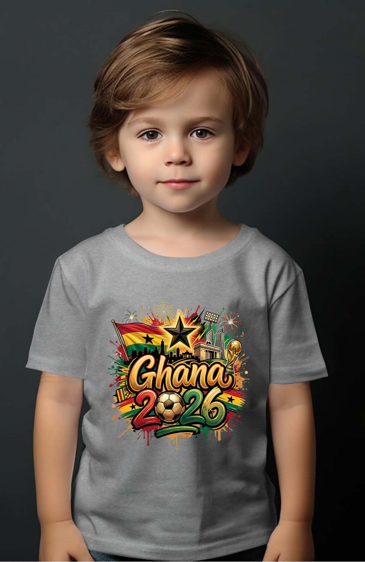 Grossiste I.A.L.D FRANCE - Cdm26 Ghana - T-shirt Garçon