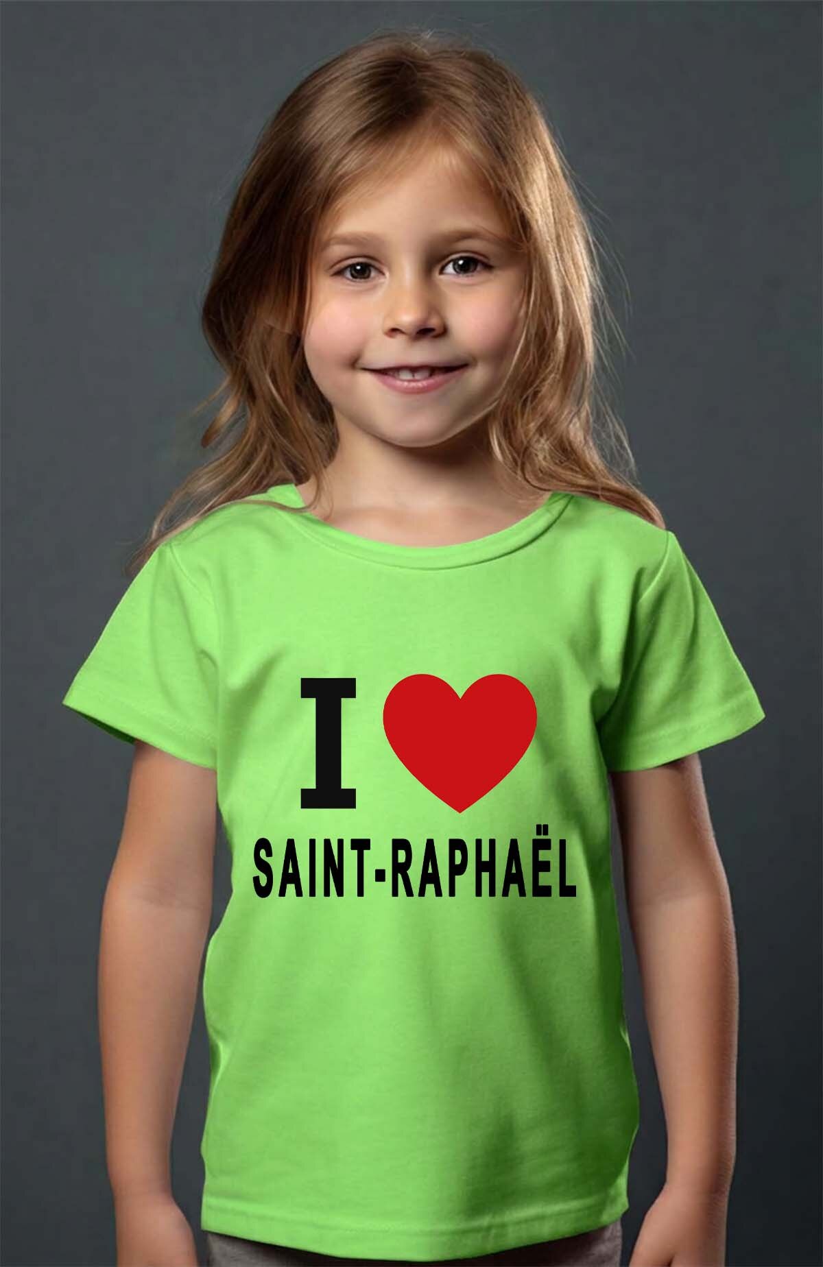 Grossiste I.A.L.D FRANCE - I love SAINT-RAPHAËL - T-shirt Fille