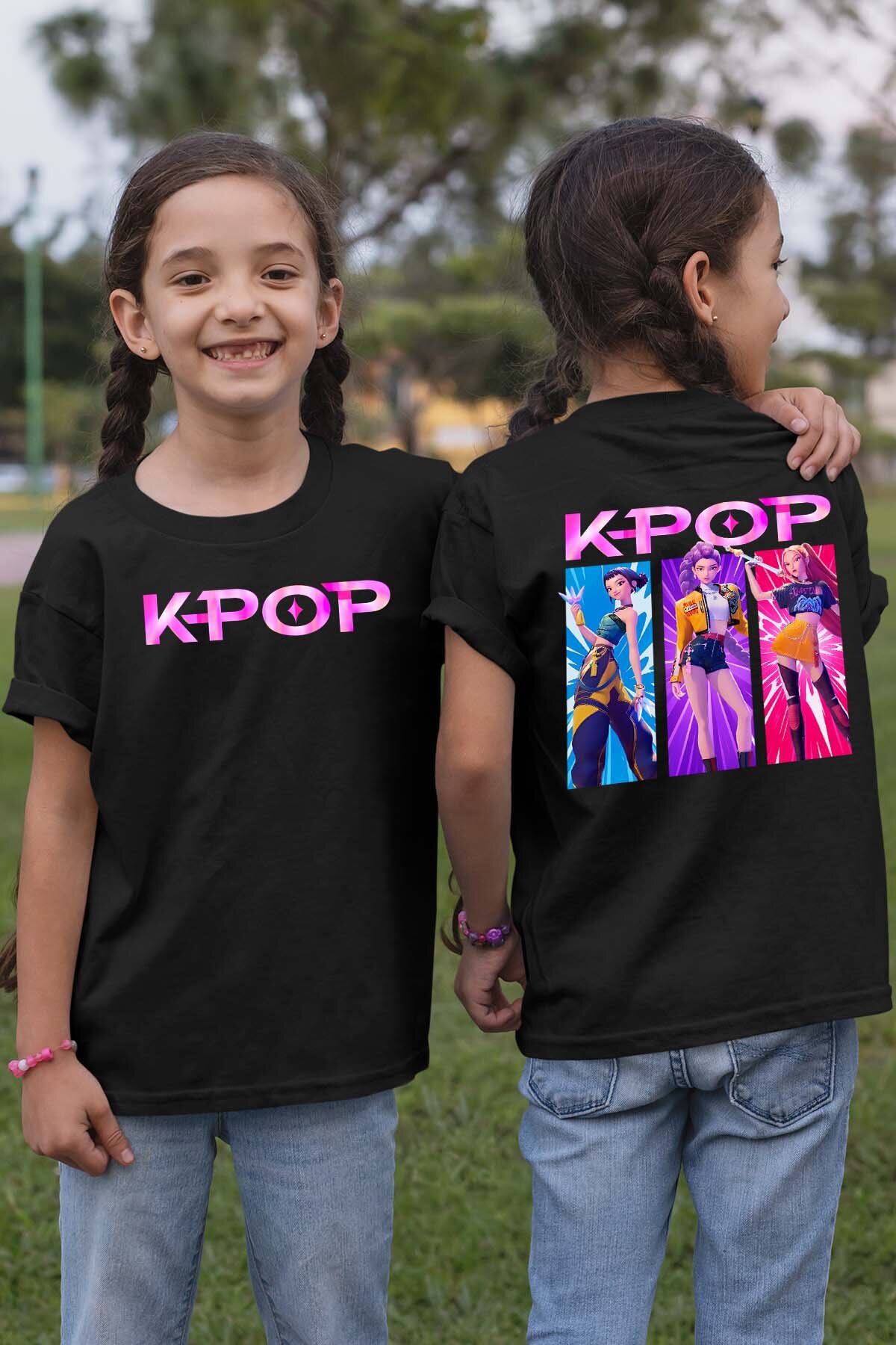 Mayorista I.A.L.D FRANCE - Trío Kpop Rosa - Camiseta para Niña