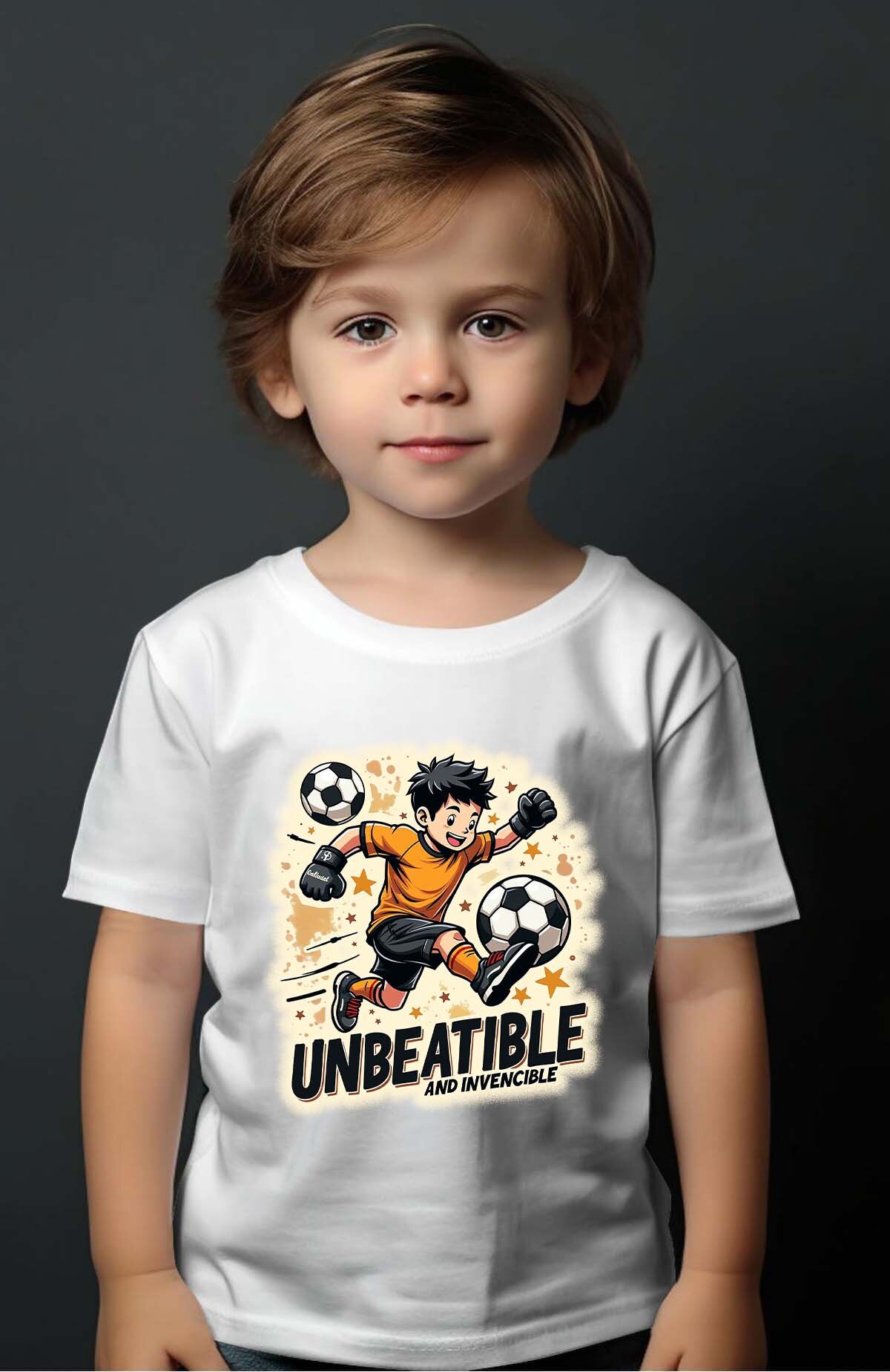 Großhändler I.A.L.D FRANCE - Fußball Unschlagbar - Jungen T-Shirt
