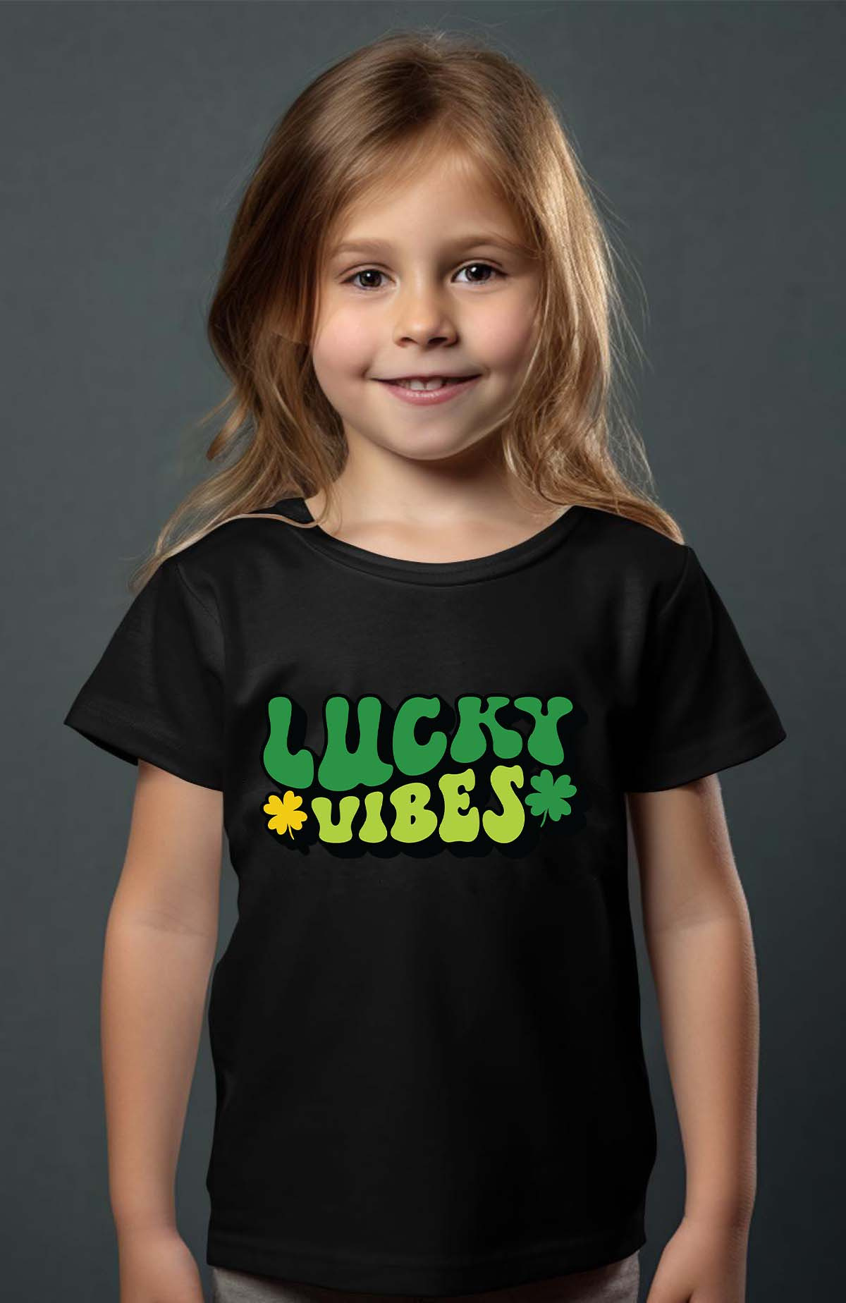 Mayorista I.A.L.D FRANCE - Vibes Lucky Green - Girl T -Shirt