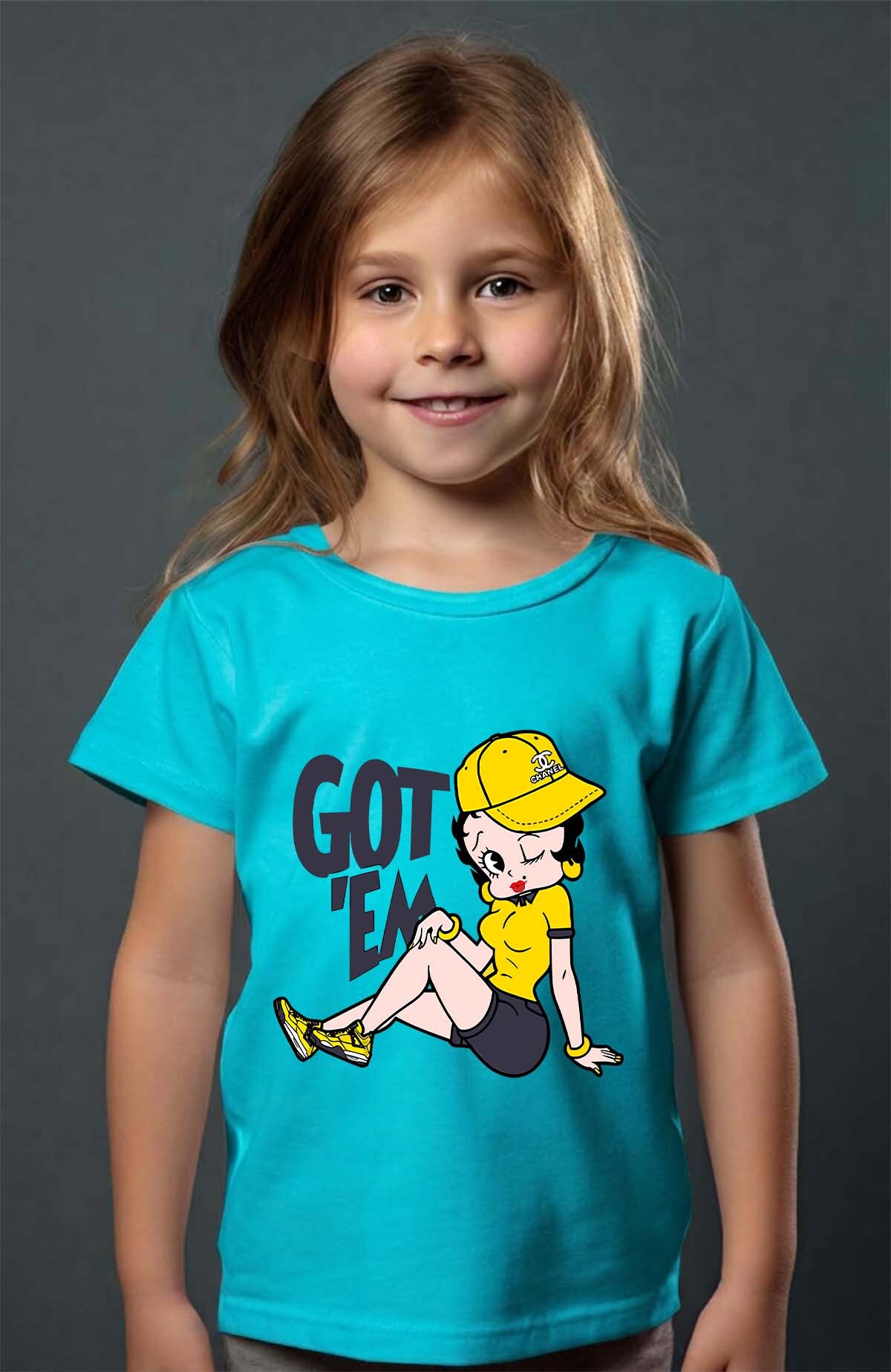 Grossiste I.A.L.D FRANCE - Gamin  GET EM - T-shirt Fille