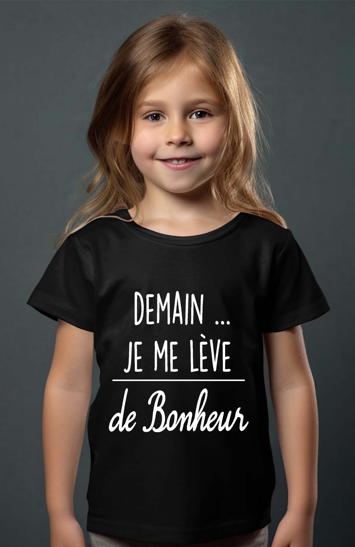 Großhändler I.A.L.D FRANCE - Morgen stehe ich mit Freude auf - Mädchen T-Shirt