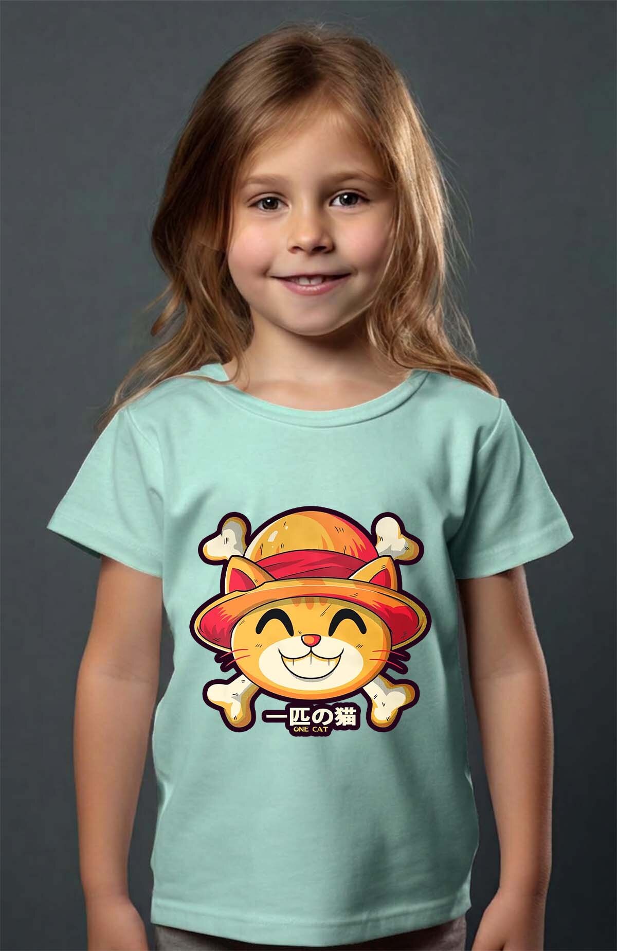 Grossiste I.A.L.D FRANCE - One Lucky Cat - T-shirt Fille