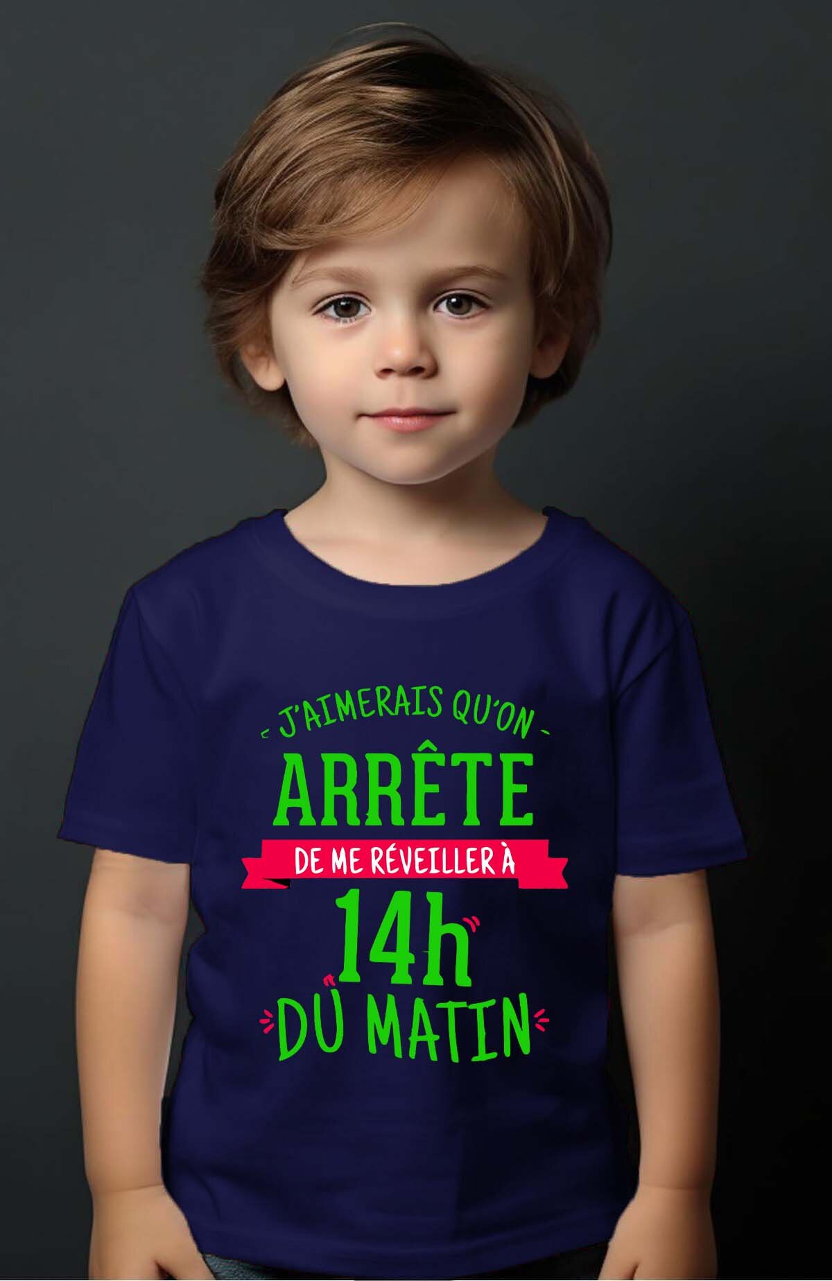 Grossiste I.A.L.D FRANCE - Reveiller 14H du mat - T-shirt Garçon