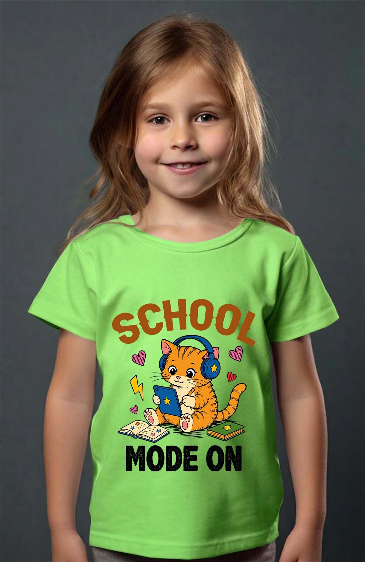 Grossiste I.A.L.D FRANCE - School Mode on - T-shirt Fille