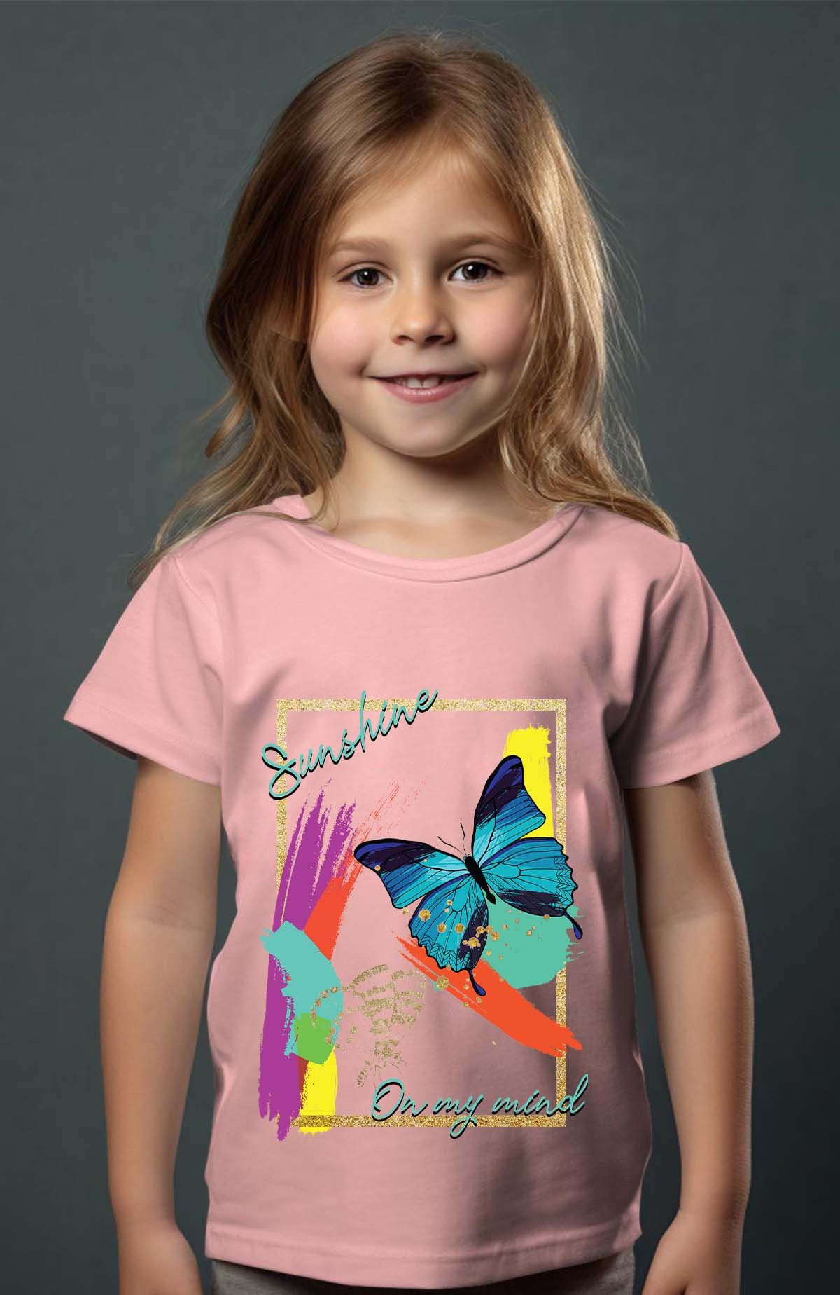 Grossiste I.A.L.D FRANCE - O sunshine mind25 - T-shirt Fille