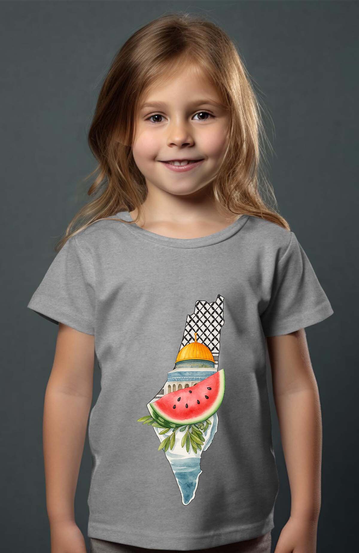 Grossiste I.A.L.D FRANCE - Falestine Pasteque - T-shirt Fille