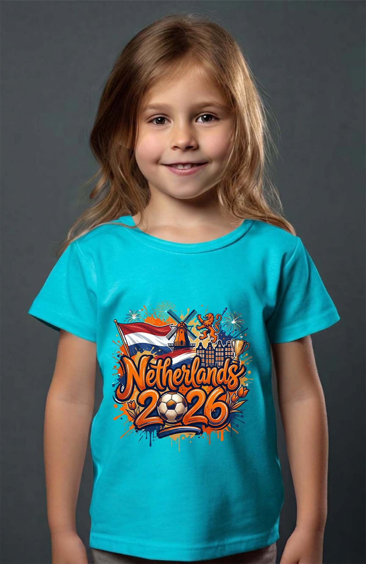 Grossiste I.A.L.D FRANCE - Cdm26 Netherlands - T-shirt Fille