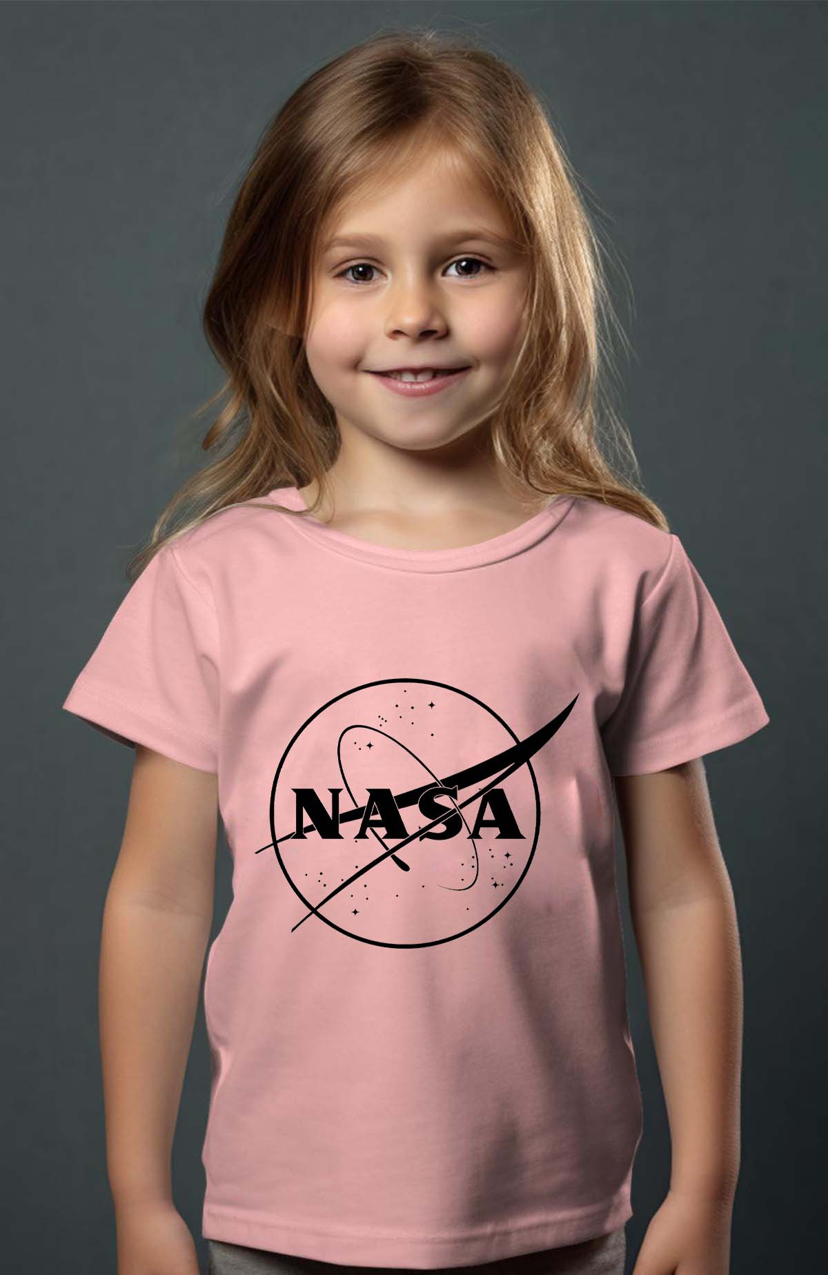 Großhändler I.A.L.D FRANCE - B&W nasa - T-Shirt für Mädchen