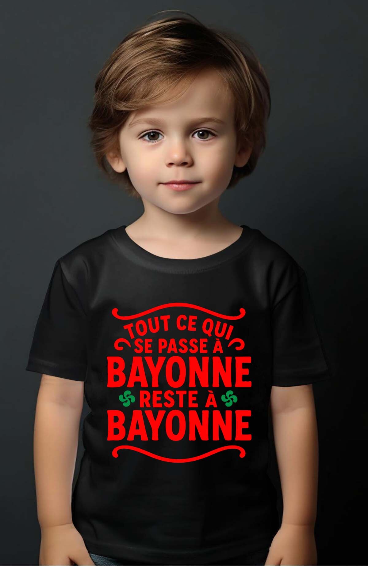 Grossiste I.A.L.D FRANCE - Passe a bayonne - T-shirt Garçon
