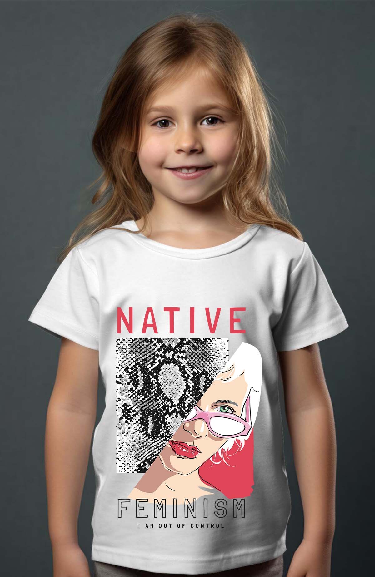 Großhändler I.A.L.D FRANCE - Native Feminism - Mädchen T-Shirt