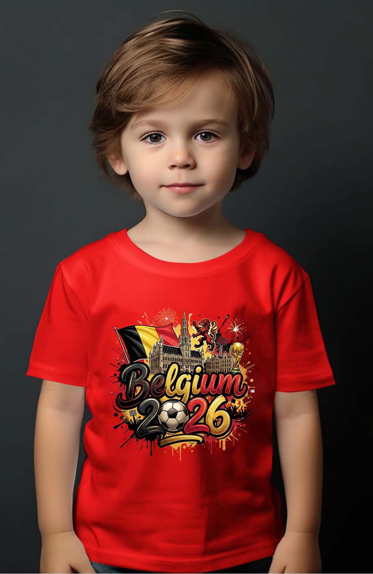 Grossiste I.A.L.D FRANCE - Cdm26 Belgium - T-shirt Garçon