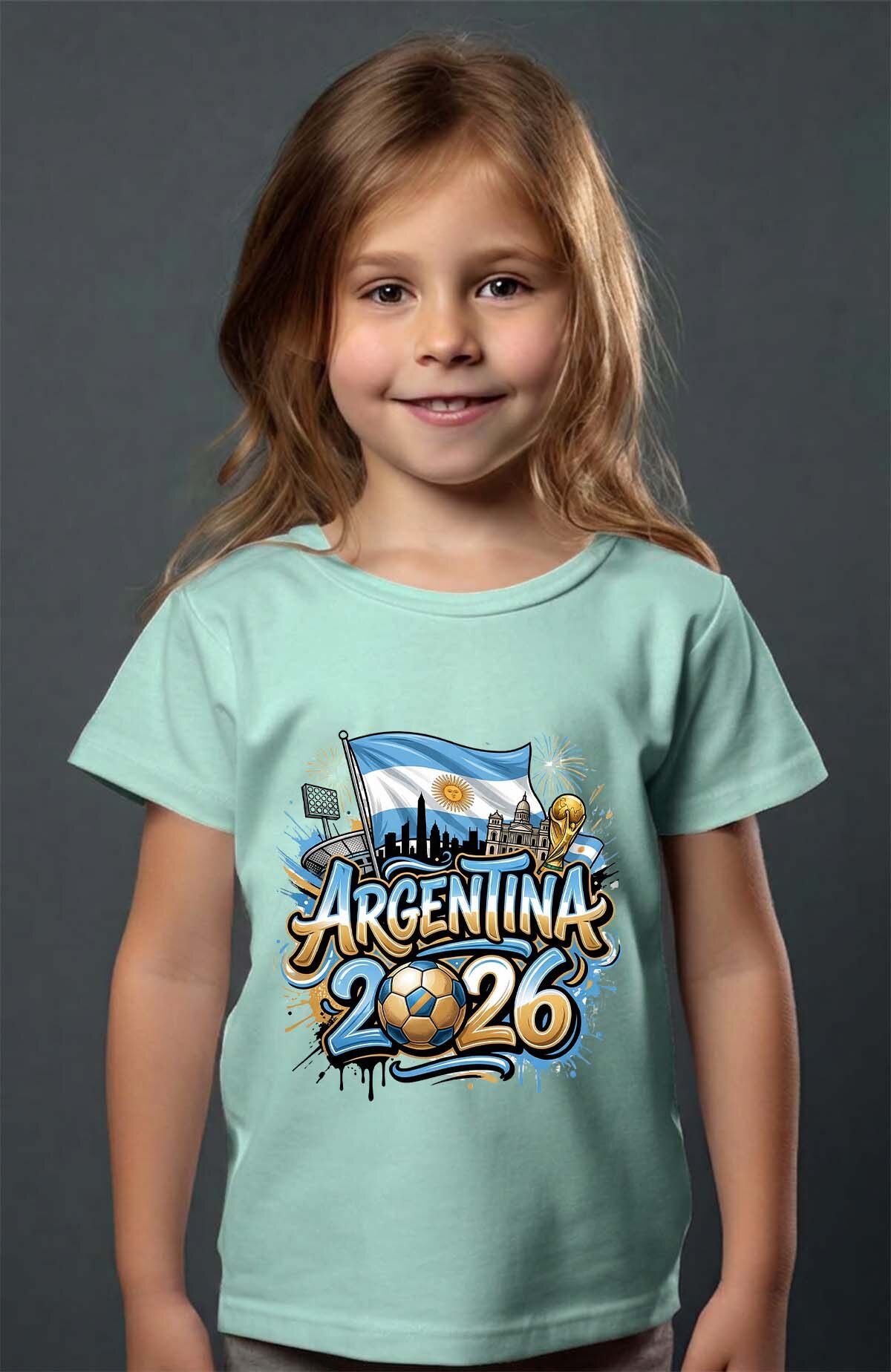 Grossiste I.A.L.D FRANCE - Cdm26 Argentina - T-shirt Fille