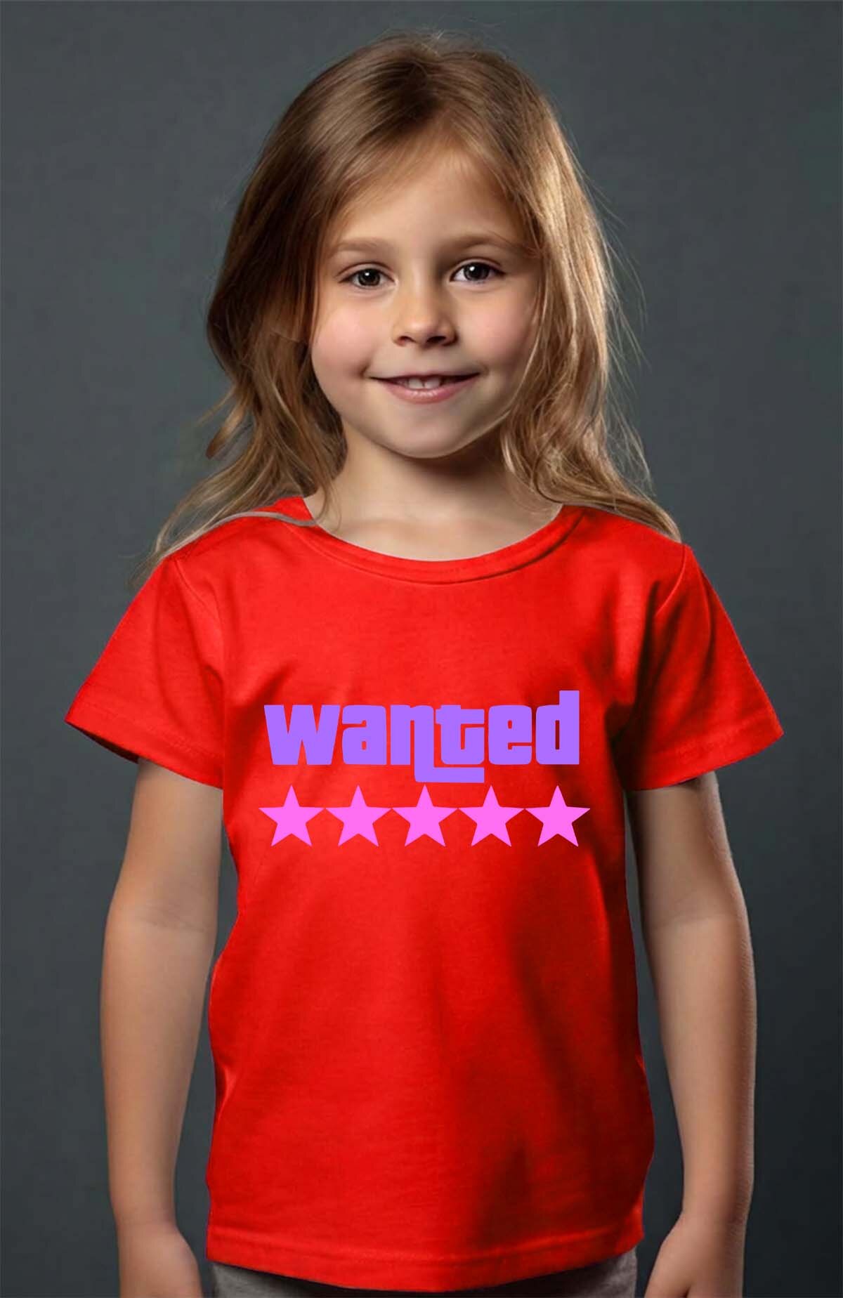 Grossiste I.A.L.D FRANCE - Wanted Stars Grirl - T-shirt Fille