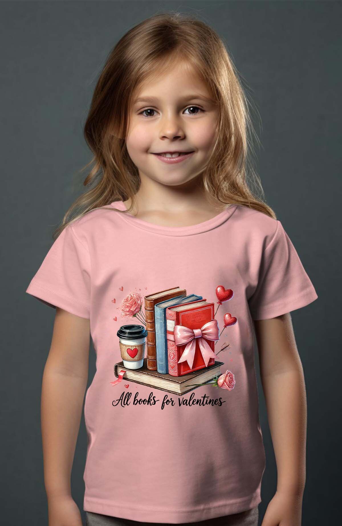 Grossiste I.A.L.D FRANCE - Books For Valentines - T-shirt Fille