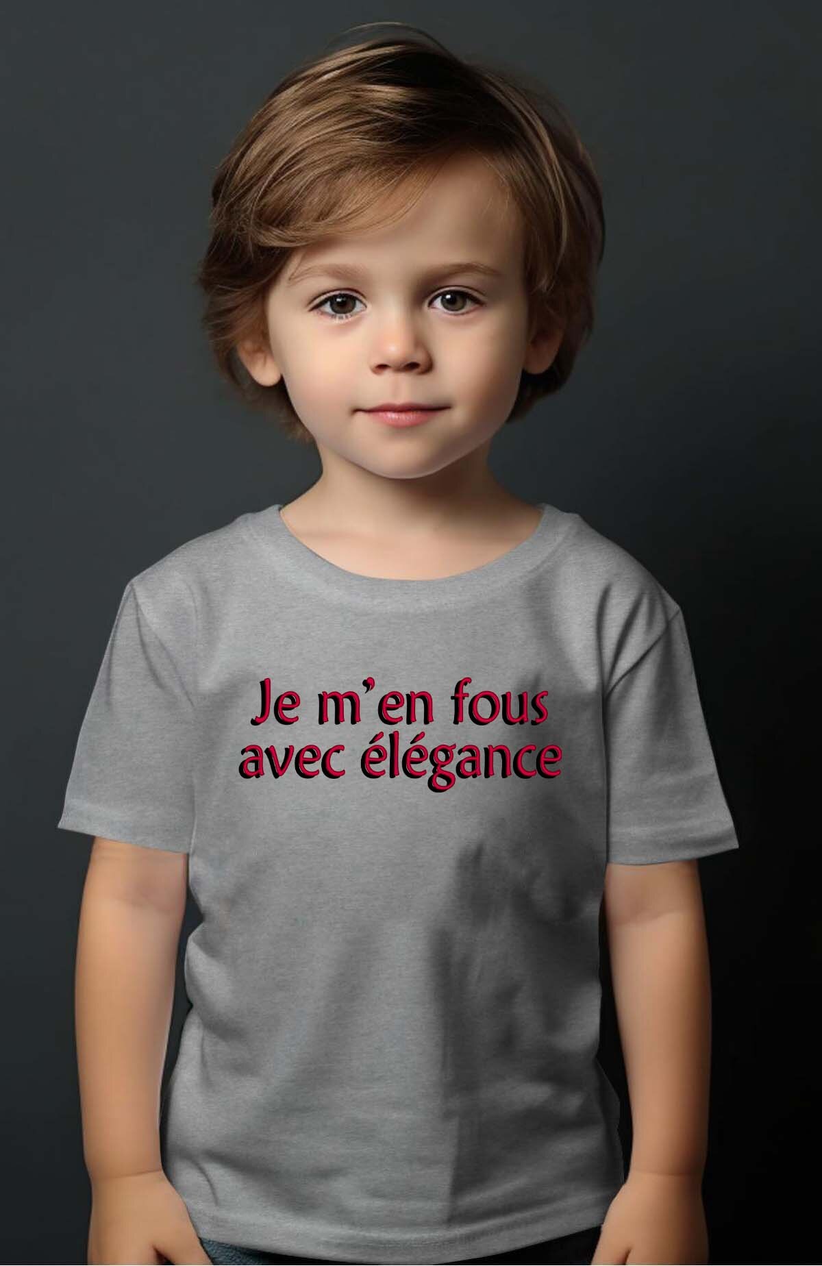 Grossiste I.A.L.D FRANCE - Je mon fous elegance - T-shirt Garçon