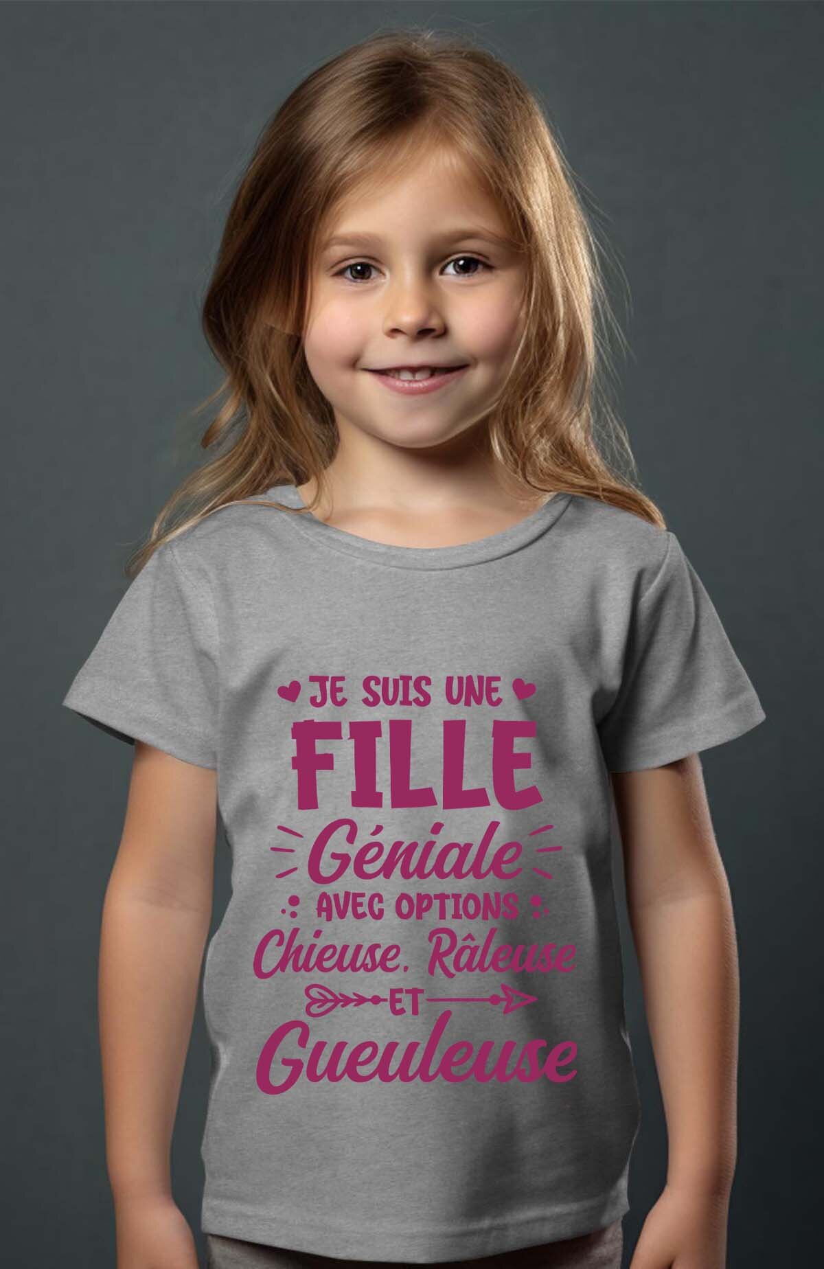 Großhändler I.A.L.D FRANCE - Geniales Mädchen Lautsprecherin - Mädchen T-Shirt