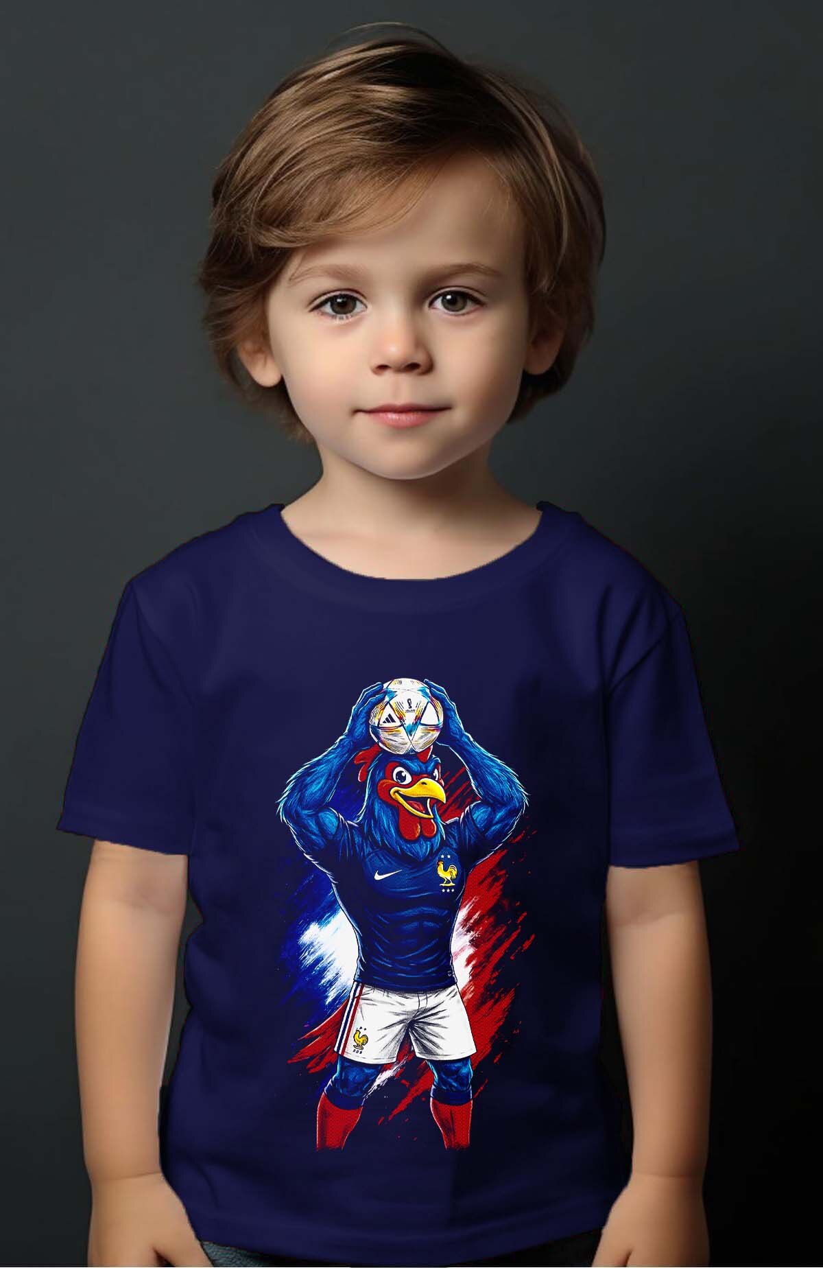 Grossiste I.A.L.D FRANCE - France 2 Mascot - T-shirt Garçon