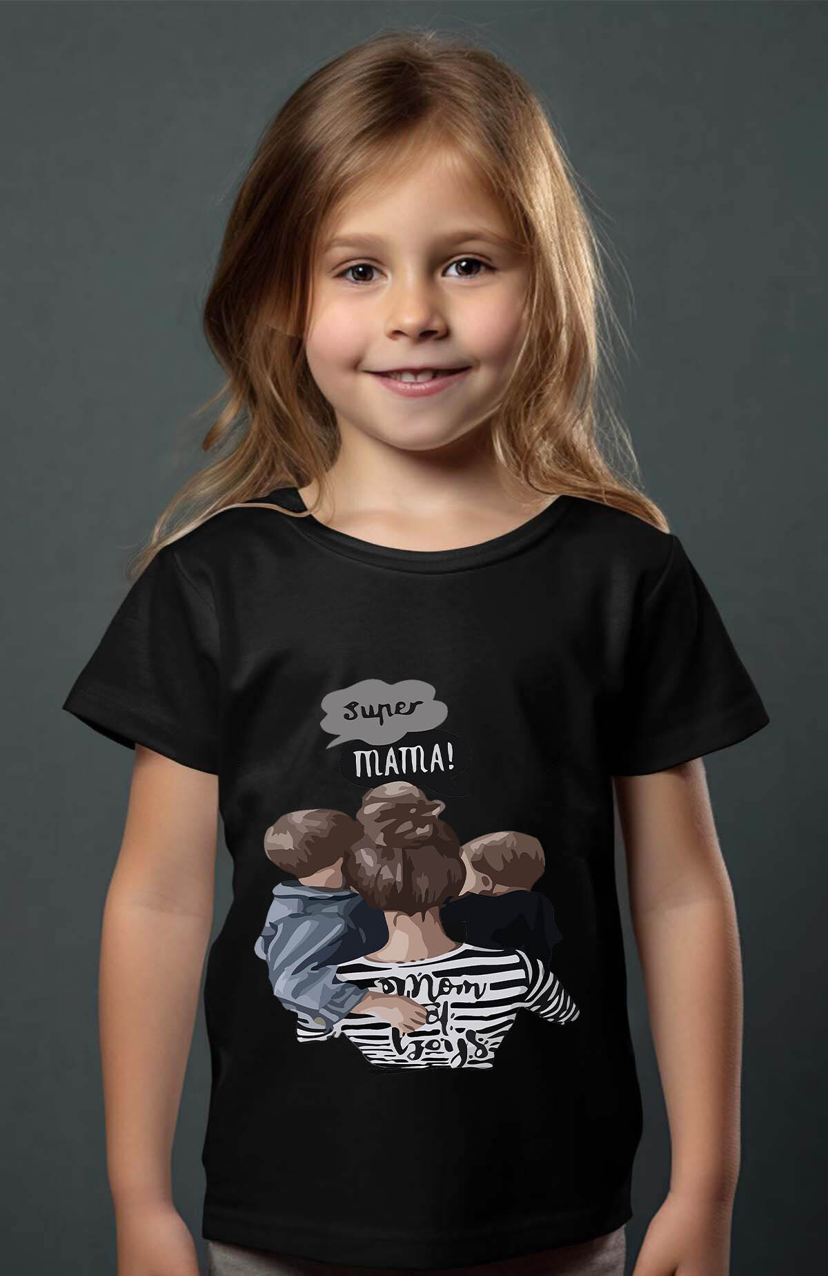 Großhändler I.A.L.D FRANCE - Mom Boys - Mädchen t -Shirt