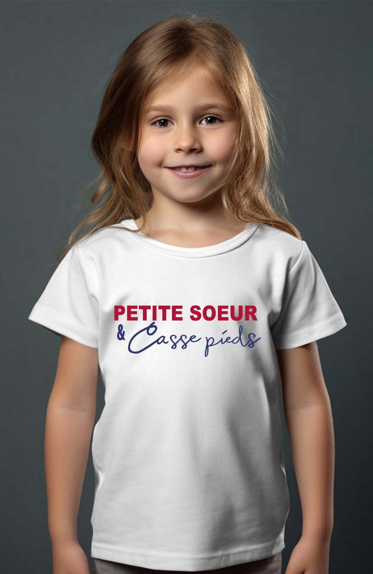 Großhändler I.A.L.D FRANCE - Kleine Schwester und Nervensäge - Mädchen T-Shirt