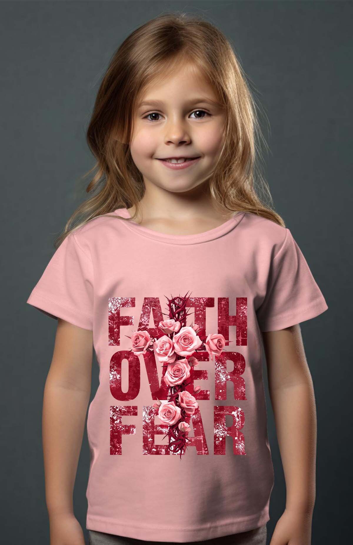 Mayorista I.A.L.D FRANCE - Faith Over Fear - Camiseta para Niña