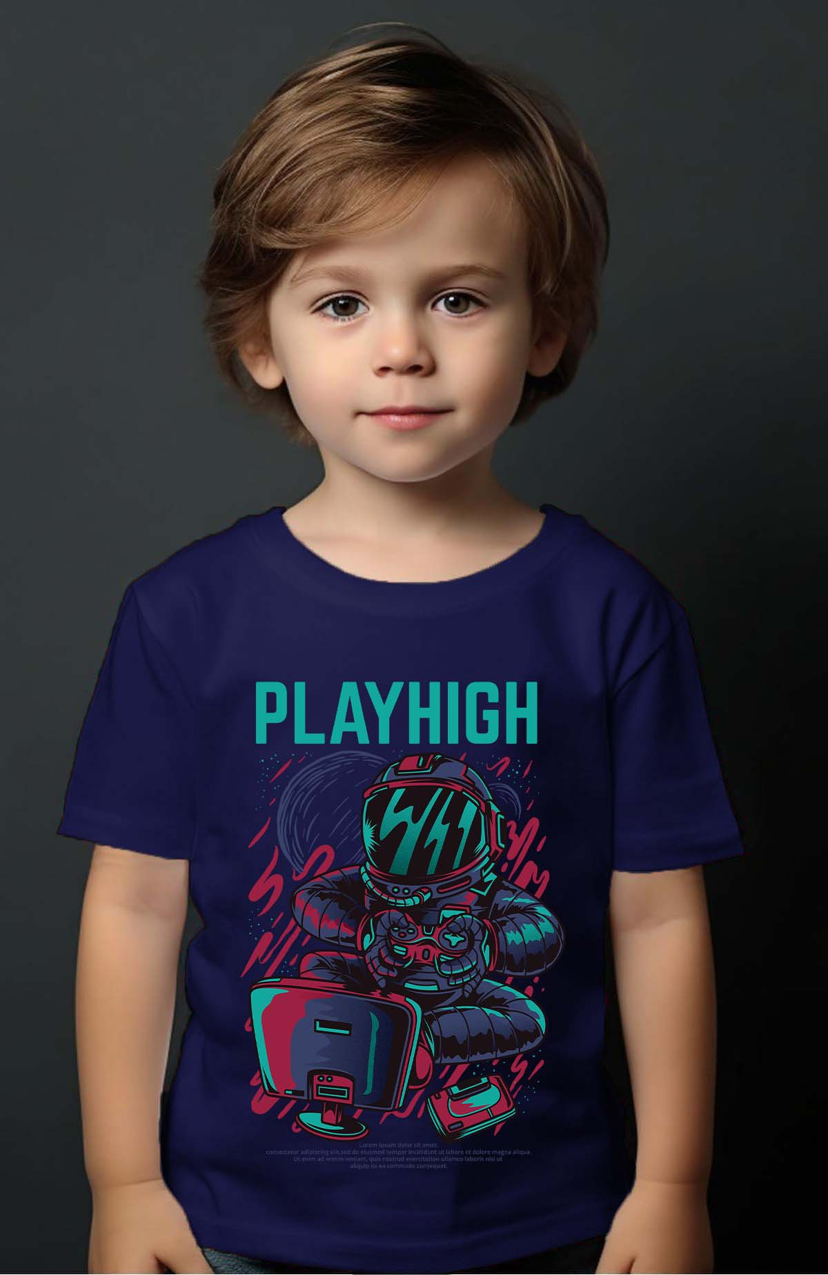 Grossiste I.A.L.D FRANCE - PlayHigh casque - T-shirt Garçon