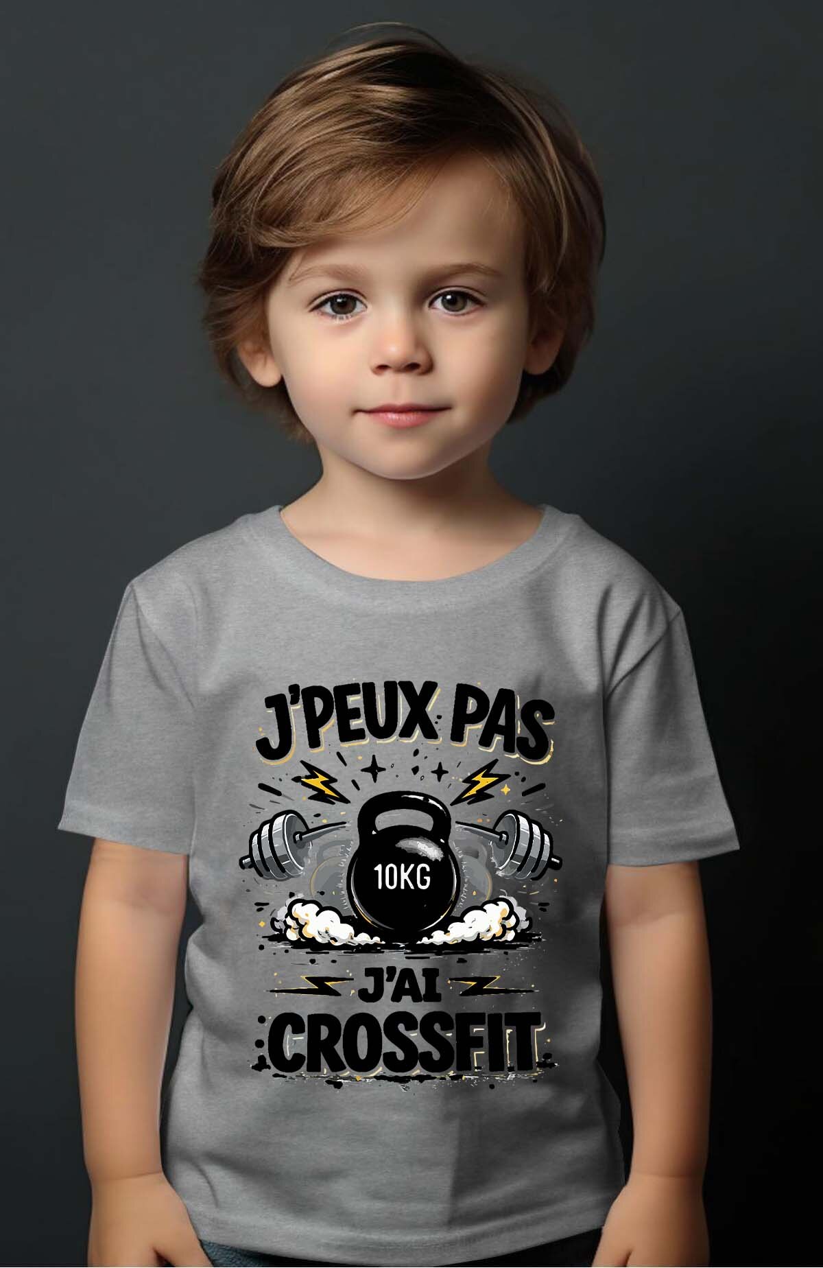 Grossiste I.A.L.D FRANCE - Peux pas... Crossfit Styl - T-shirt Garçon