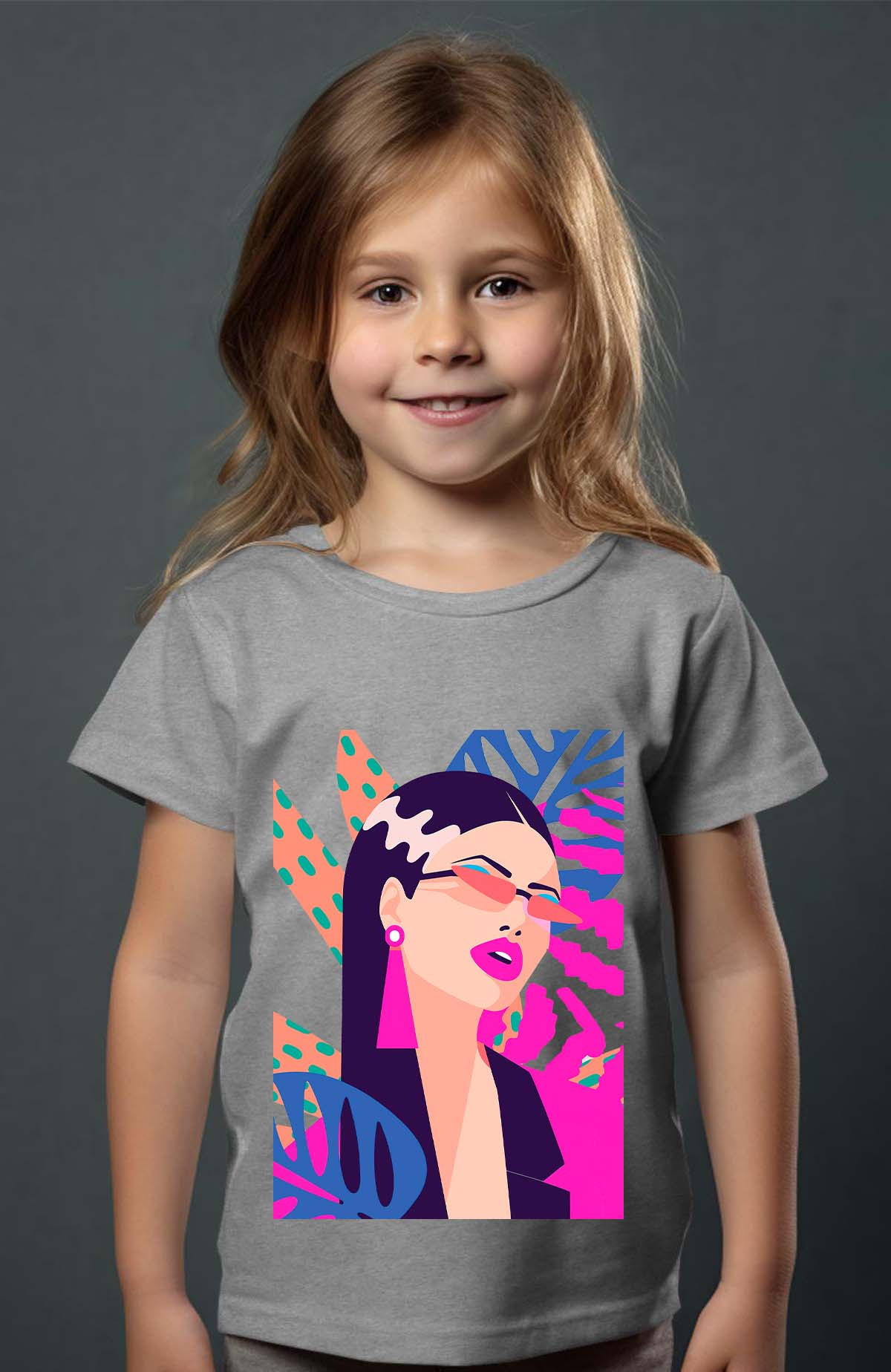 Grossiste I.A.L.D FRANCE - Fam tropifleur - T-shirt Fille