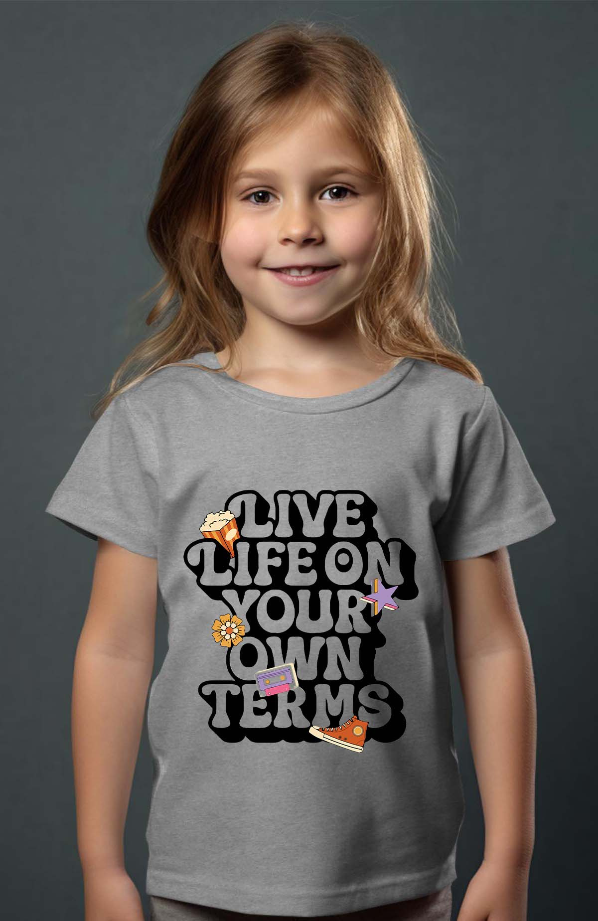 Mayorista I.A.L.D FRANCE - Vive la vida según tus propios términos - Camiseta niña