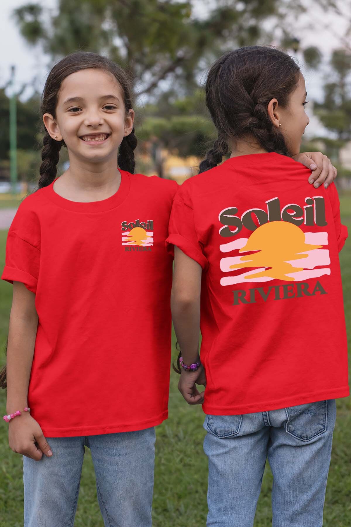Grossiste I.A.L.D FRANCE - Soleil Riviera Marron - T-shirt Fille