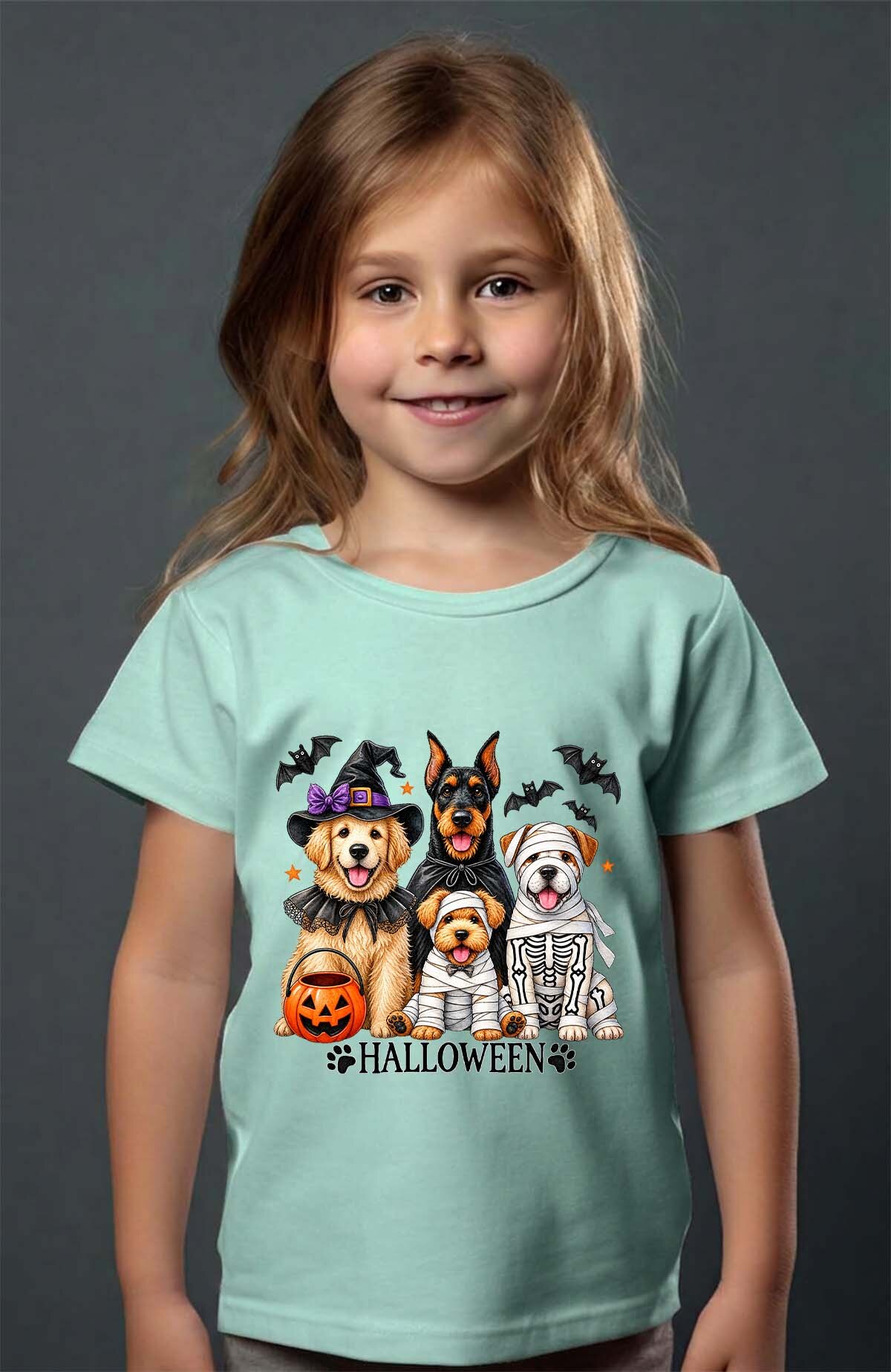 Wholesaler I.A.L.D FRANCE - Dogs halloween - Tee Girl