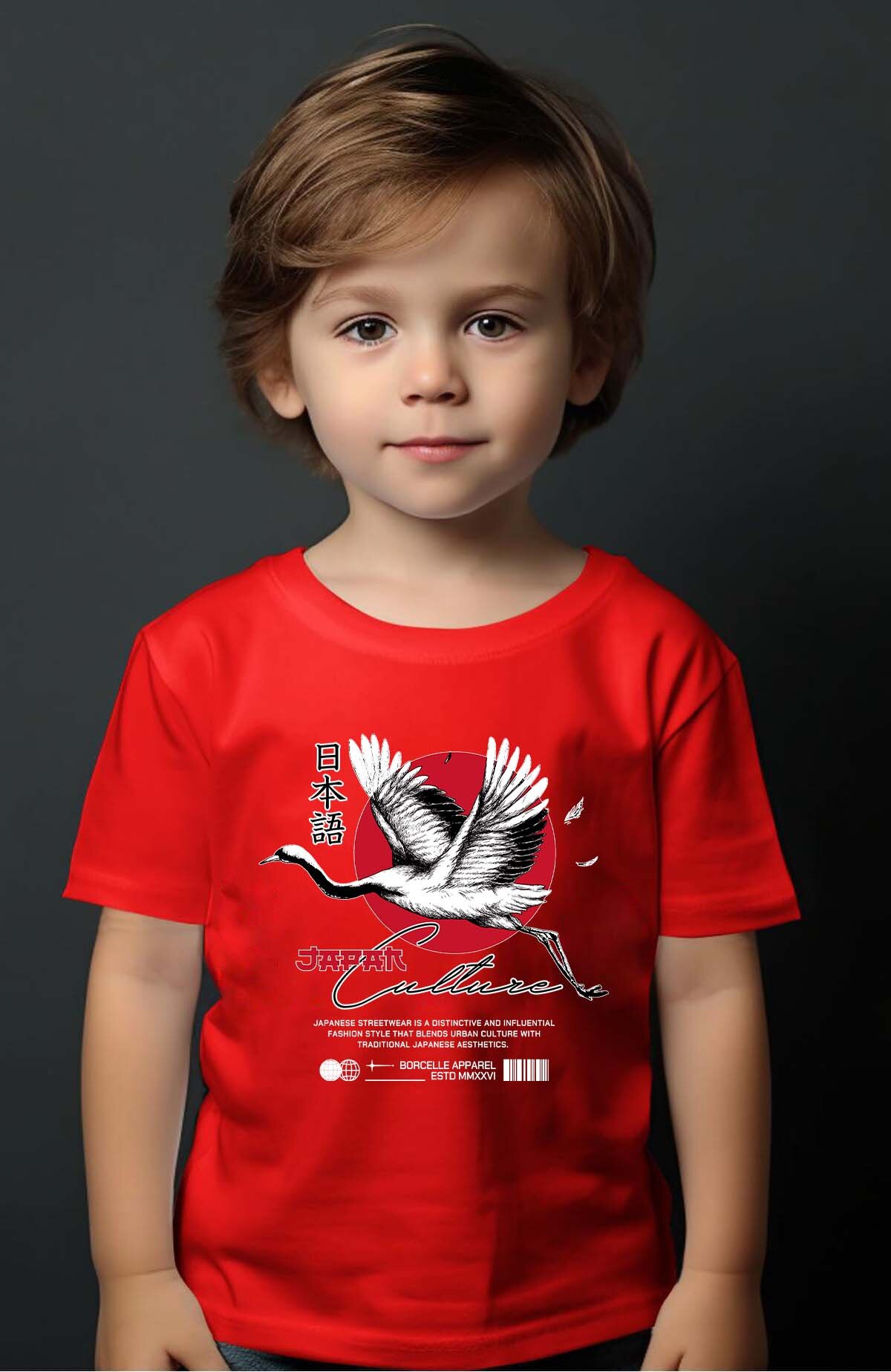 Wholesaler I.A.L.D FRANCE - Red White and Black Streetwear Japan Culture - Tee Boy