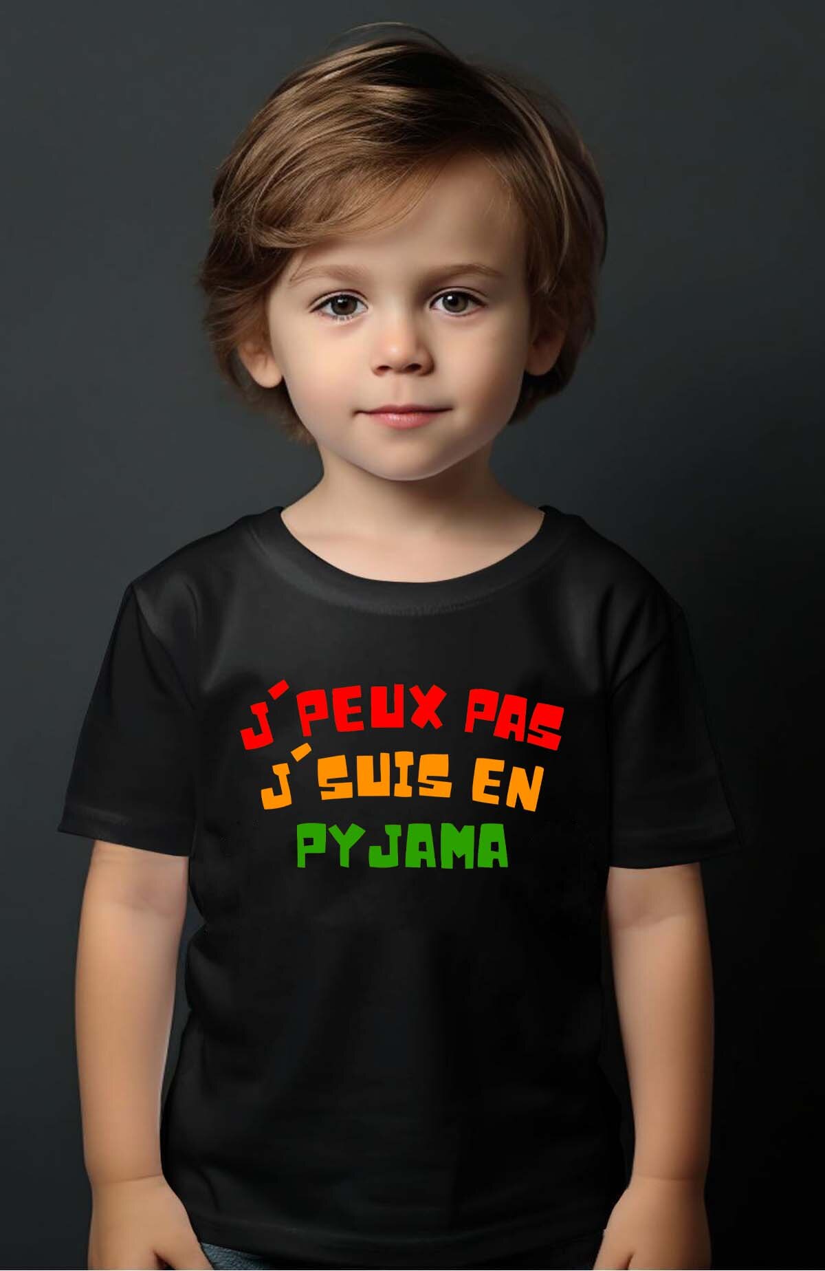 Grossiste I.A.L.D FRANCE - Peux pas pyjama - T-shirt Garçon