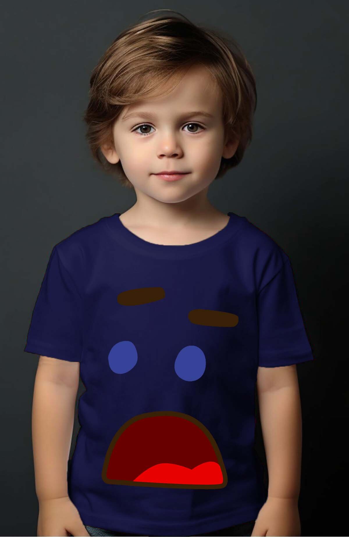 Großhändler I.A.L.D FRANCE - FUN FACE - Jungen T-Shirt