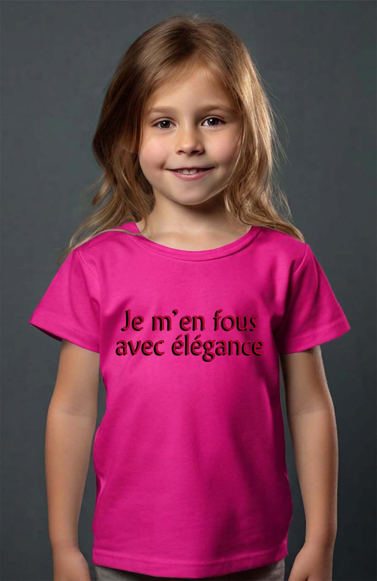Grossiste I.A.L.D FRANCE - Je mon fous elegance - T-shirt Fille