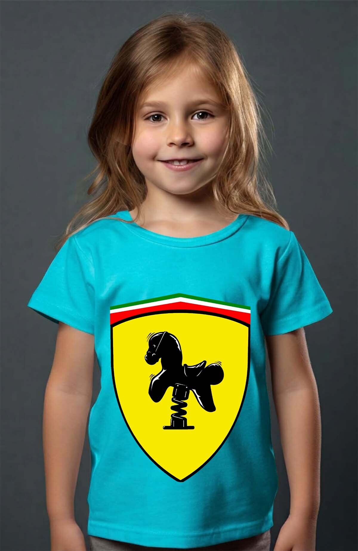 Großhändler I.A.L.D FRANCE - Ferrari Kid - Mädchen T-Shirt