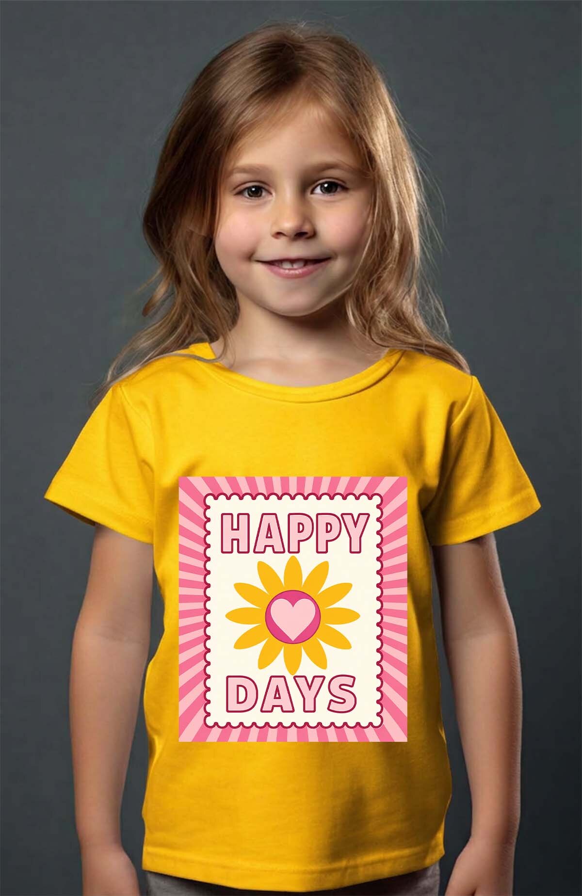 Grossiste I.A.L.D FRANCE - Happy days flower - T-shirt Fille