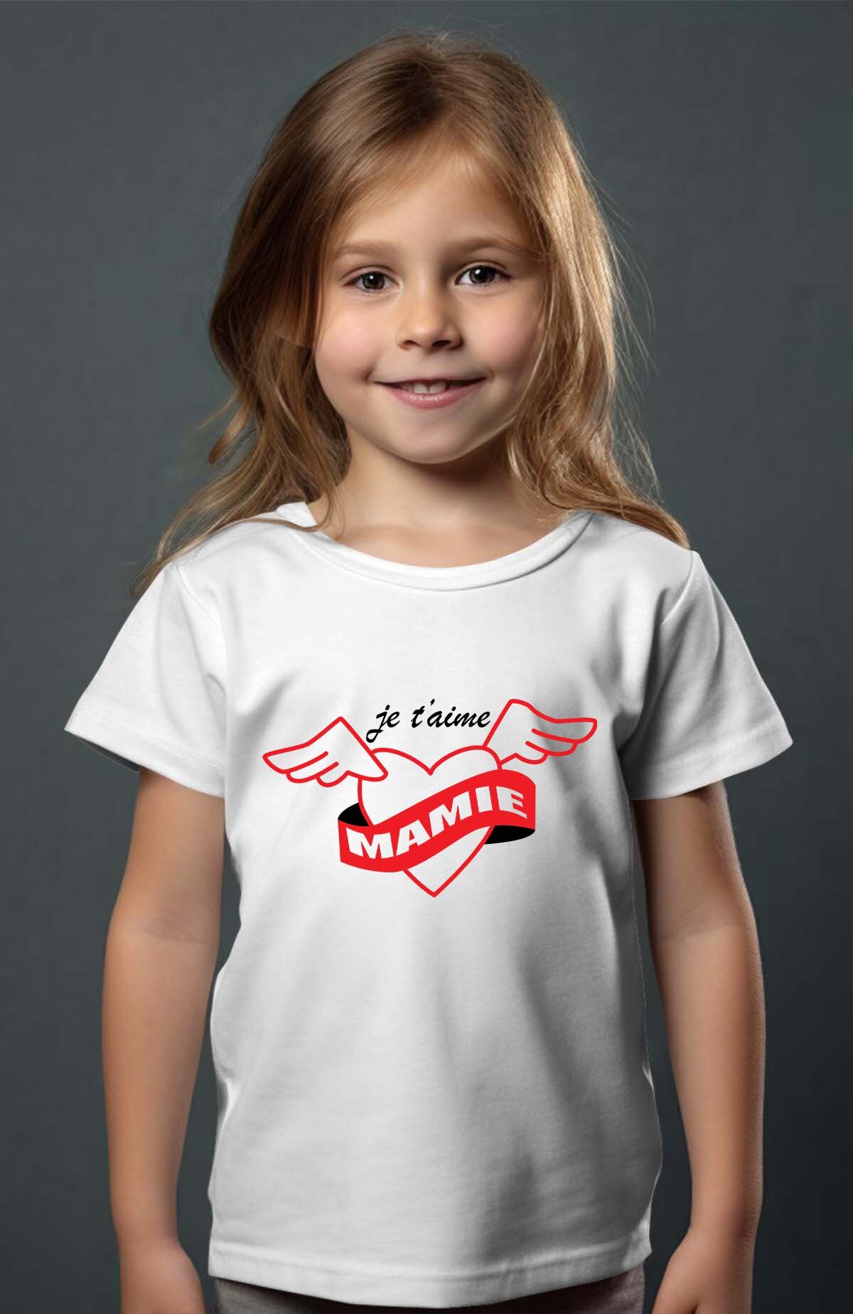Großhändler I.A.L.D FRANCE - Ich liebe dich, Oma - Mädchen T-Shirt