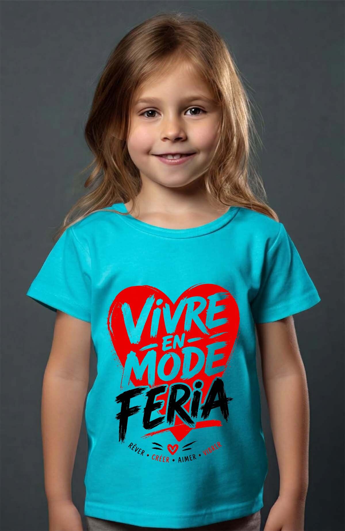 Grossiste I.A.L.D FRANCE - VIVRE mode feria - T-shirt Fille