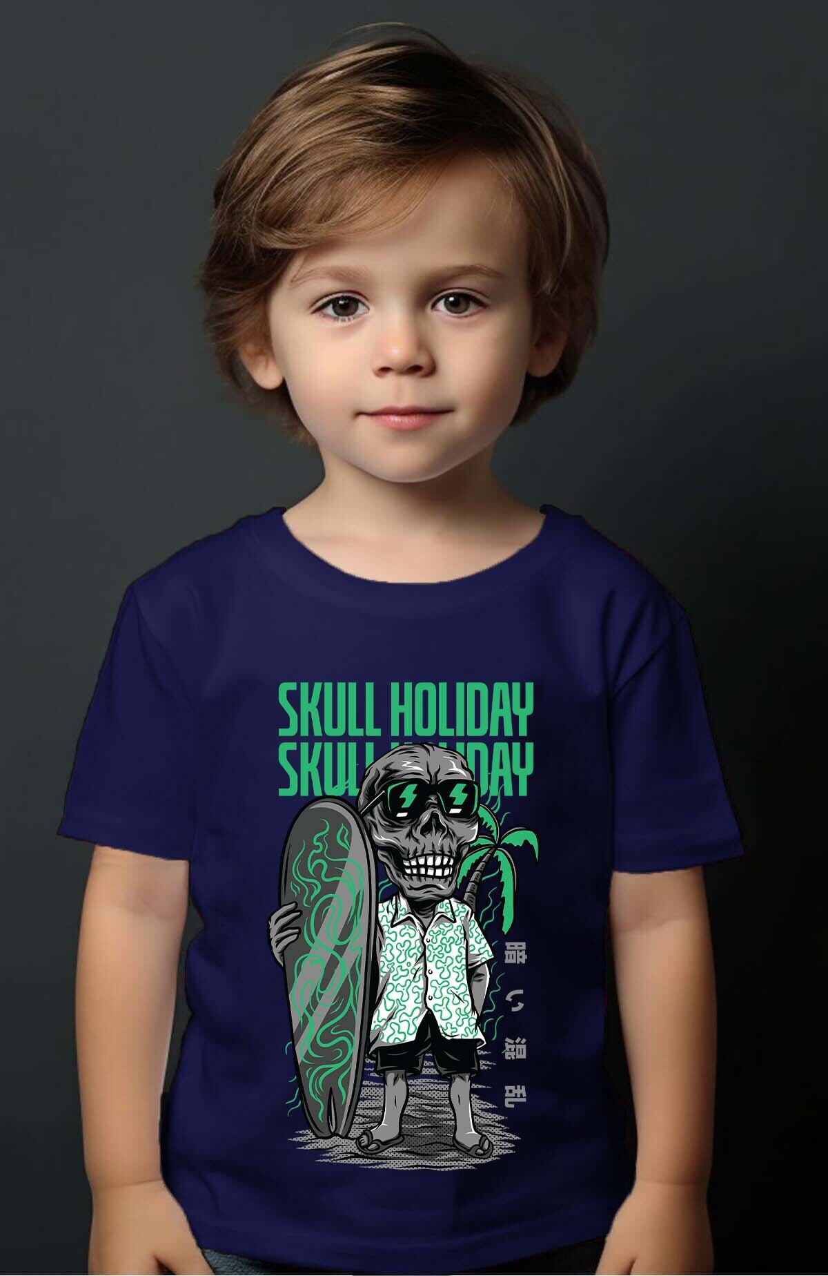 Grossiste I.A.L.D FRANCE - Skull Holiday - T-shirt Garçon