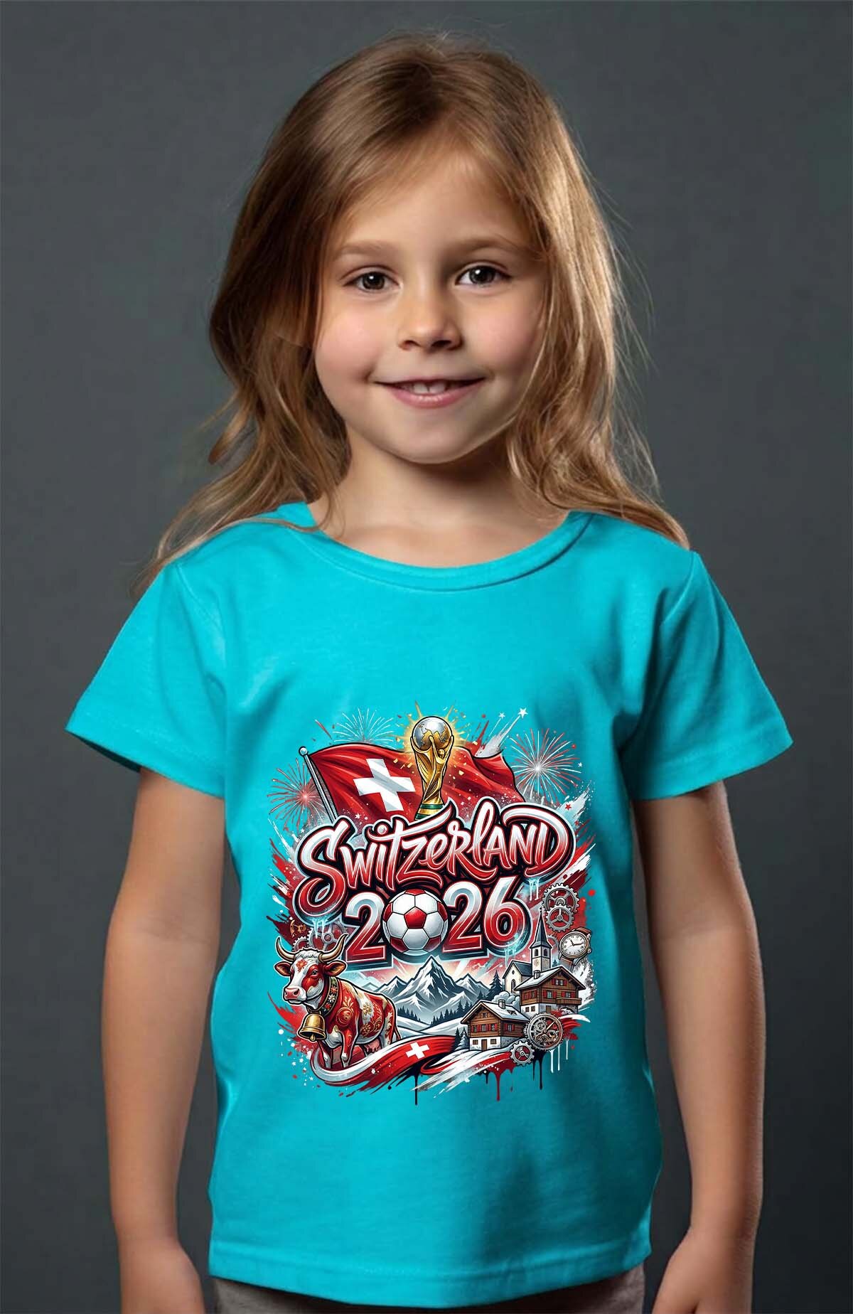 Grossiste I.A.L.D FRANCE - Cdm26 Switzerland - T-shirt Fille