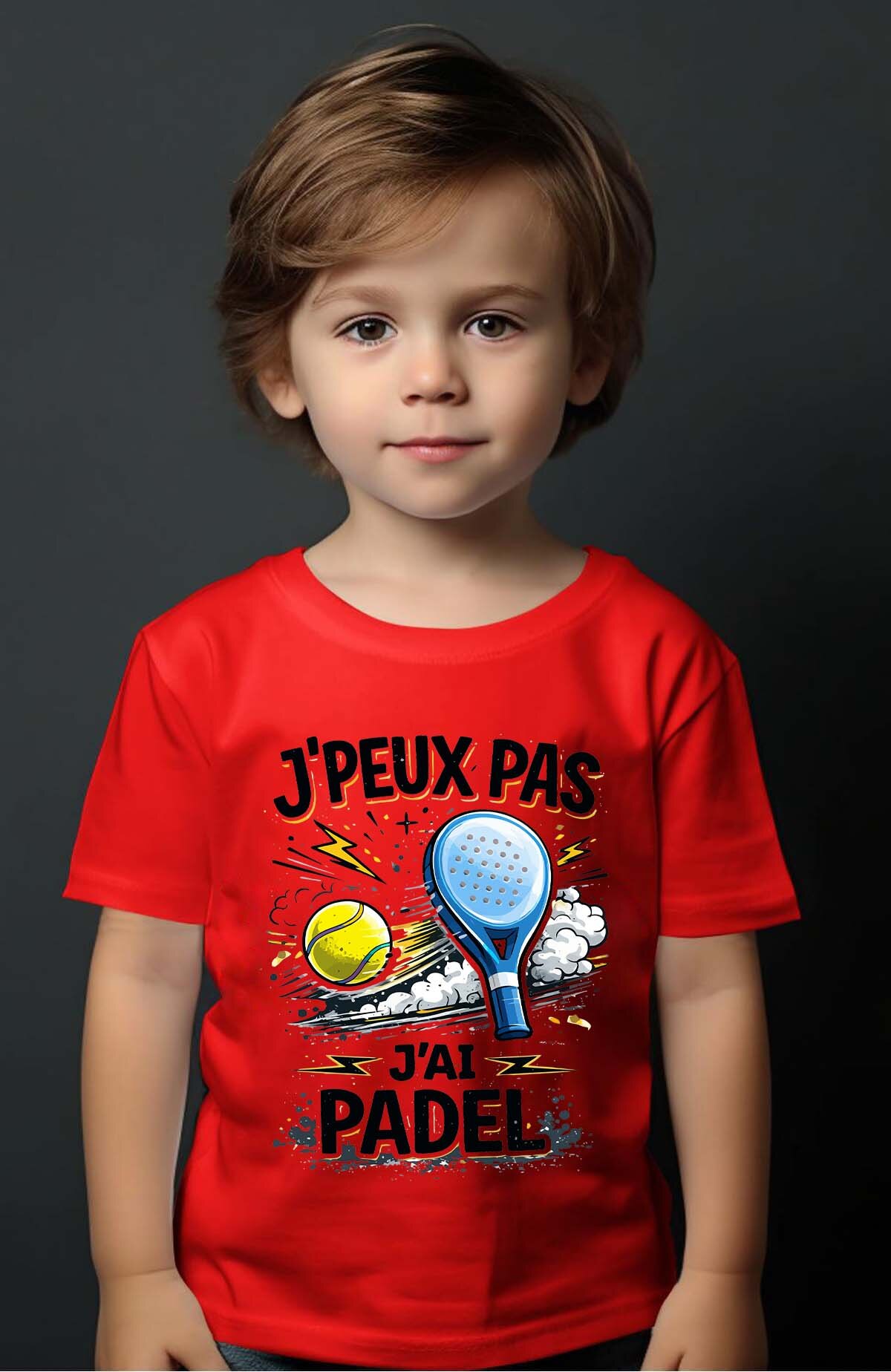 Grossiste I.A.L.D FRANCE - Peux pas... Padel Styl - T-shirt Garçon