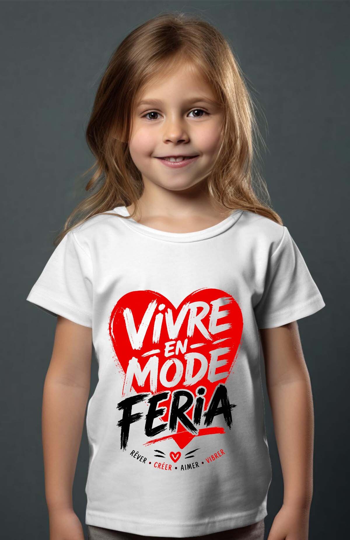 Grossiste I.A.L.D FRANCE - VIVRE mode feria - T-shirt Fille