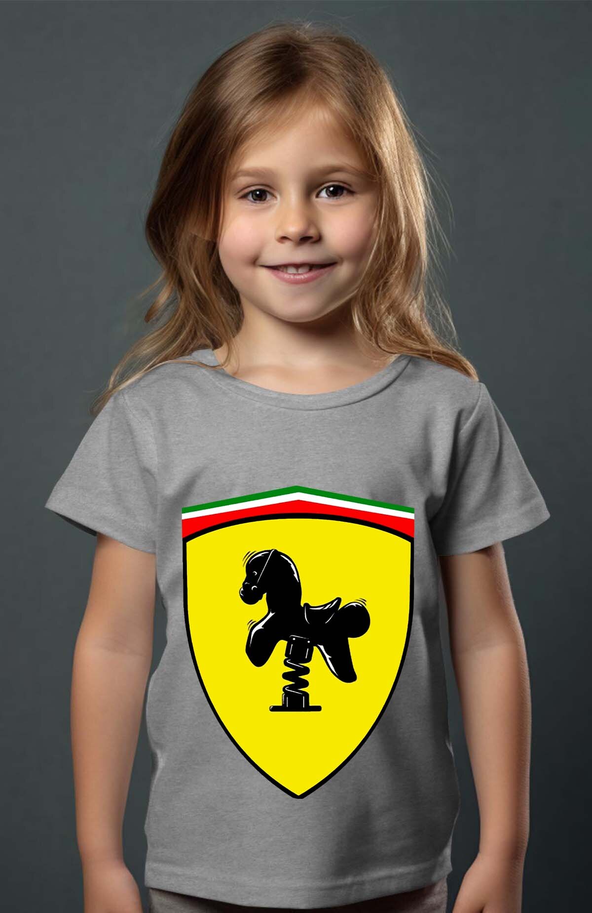 Großhändler I.A.L.D FRANCE - Ferrari Kid - Mädchen T-Shirt