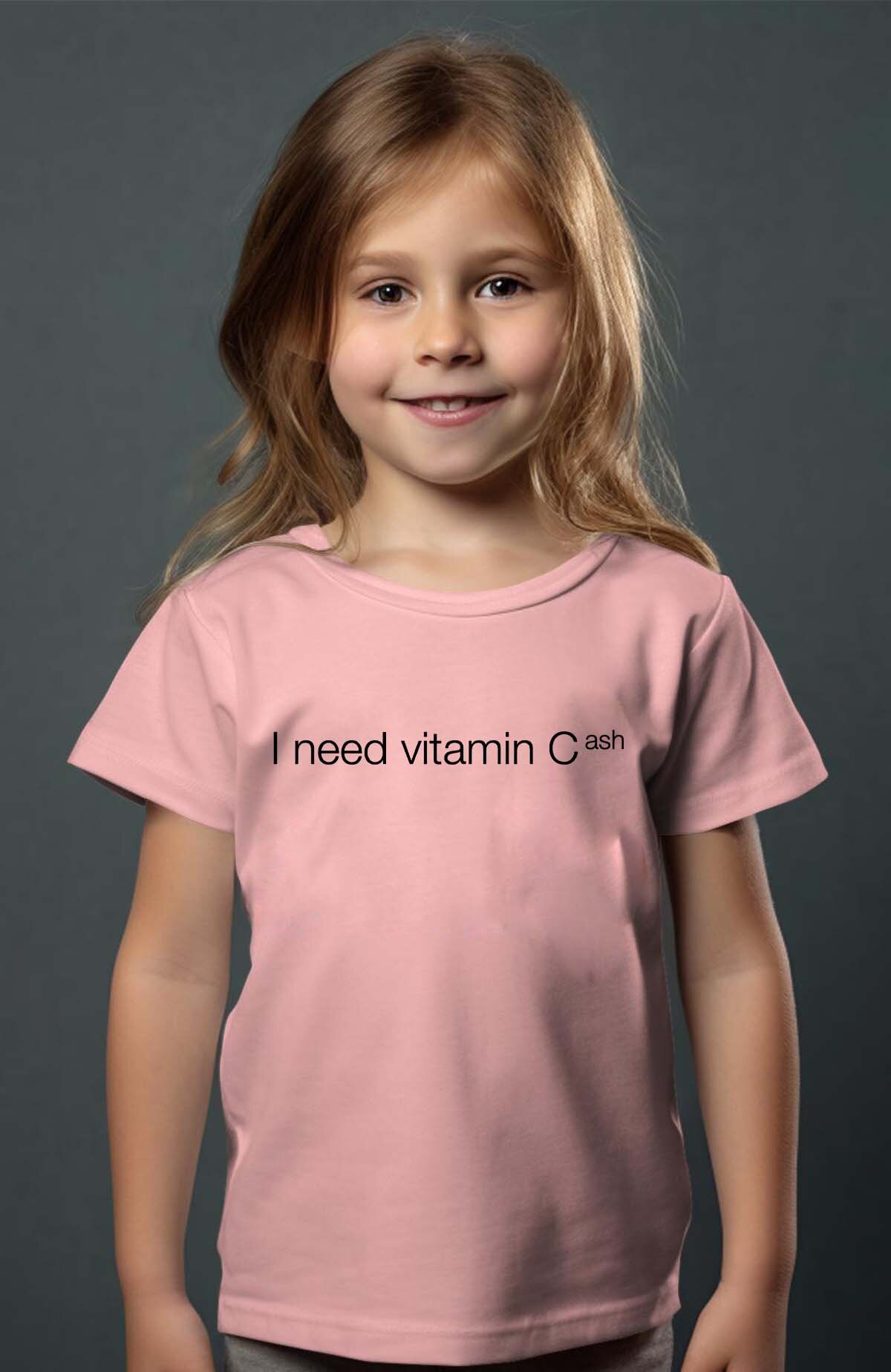 Mayorista I.A.L.D FRANCE - Need viamin cash - Camiseta Niña