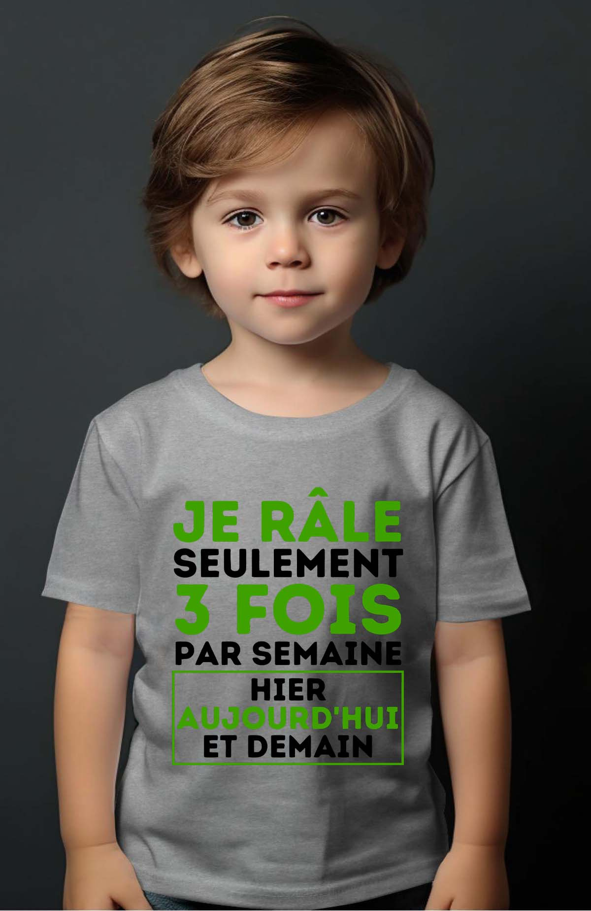 Grossiste I.A.L.D FRANCE - Rale trois - T-shirt Garçon